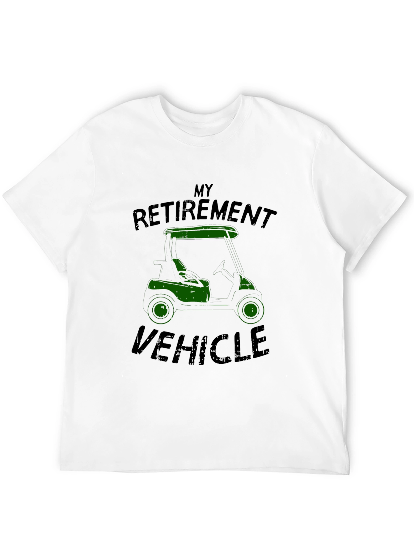 Retirement Vehicle Golf Cart T-Shirt