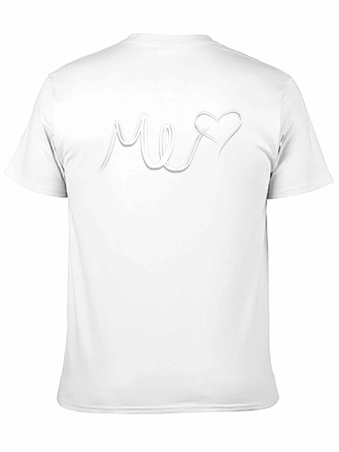 Me Heart Graphic Tee - Black Unisex T-Shirt