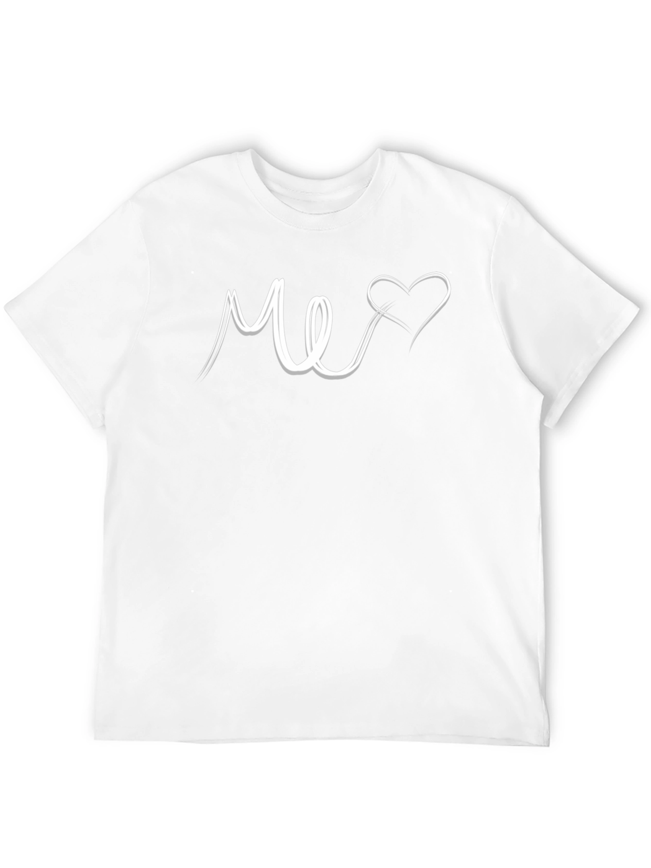 Me Heart Graphic Tee - Black Unisex T-Shirt