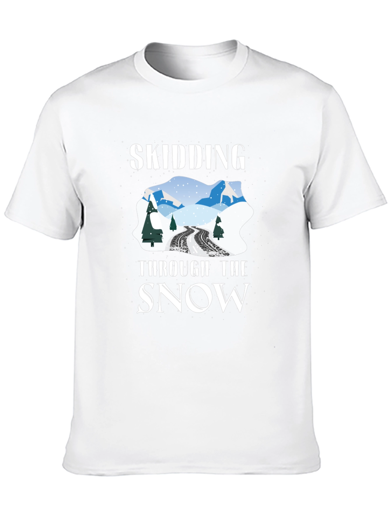 Skidding Through the Snow Graphic Tee
