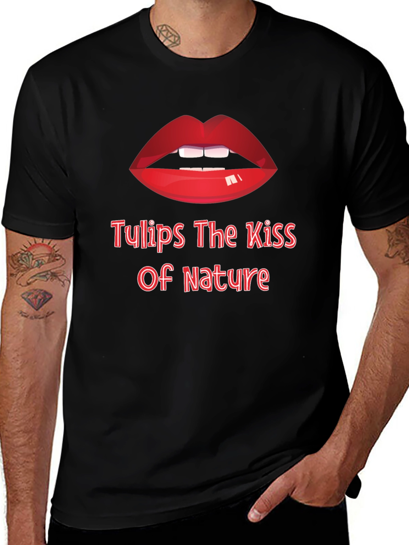 Tulips The Kiss Of Nature Graphic Tee