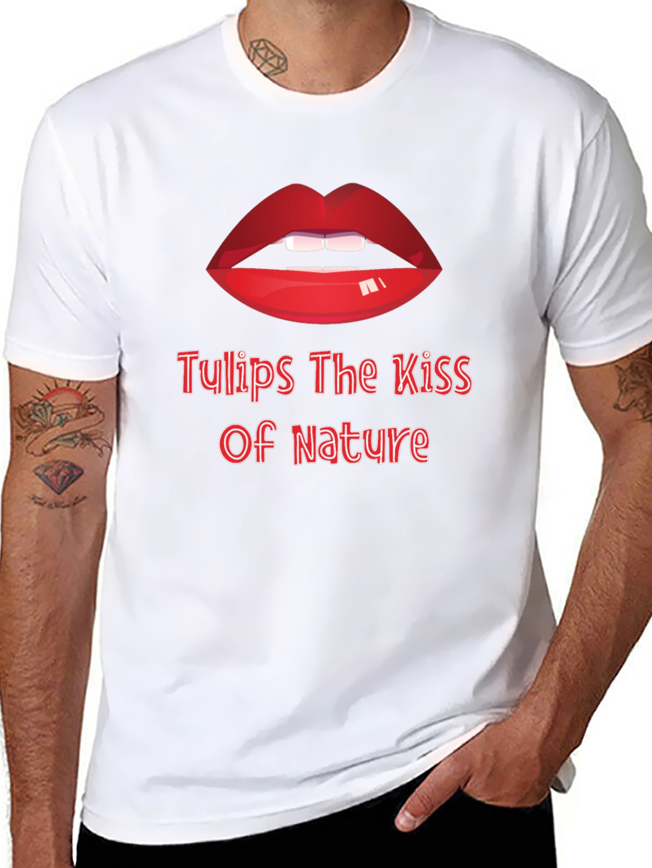 Tulips The Kiss Of Nature Graphic Tee