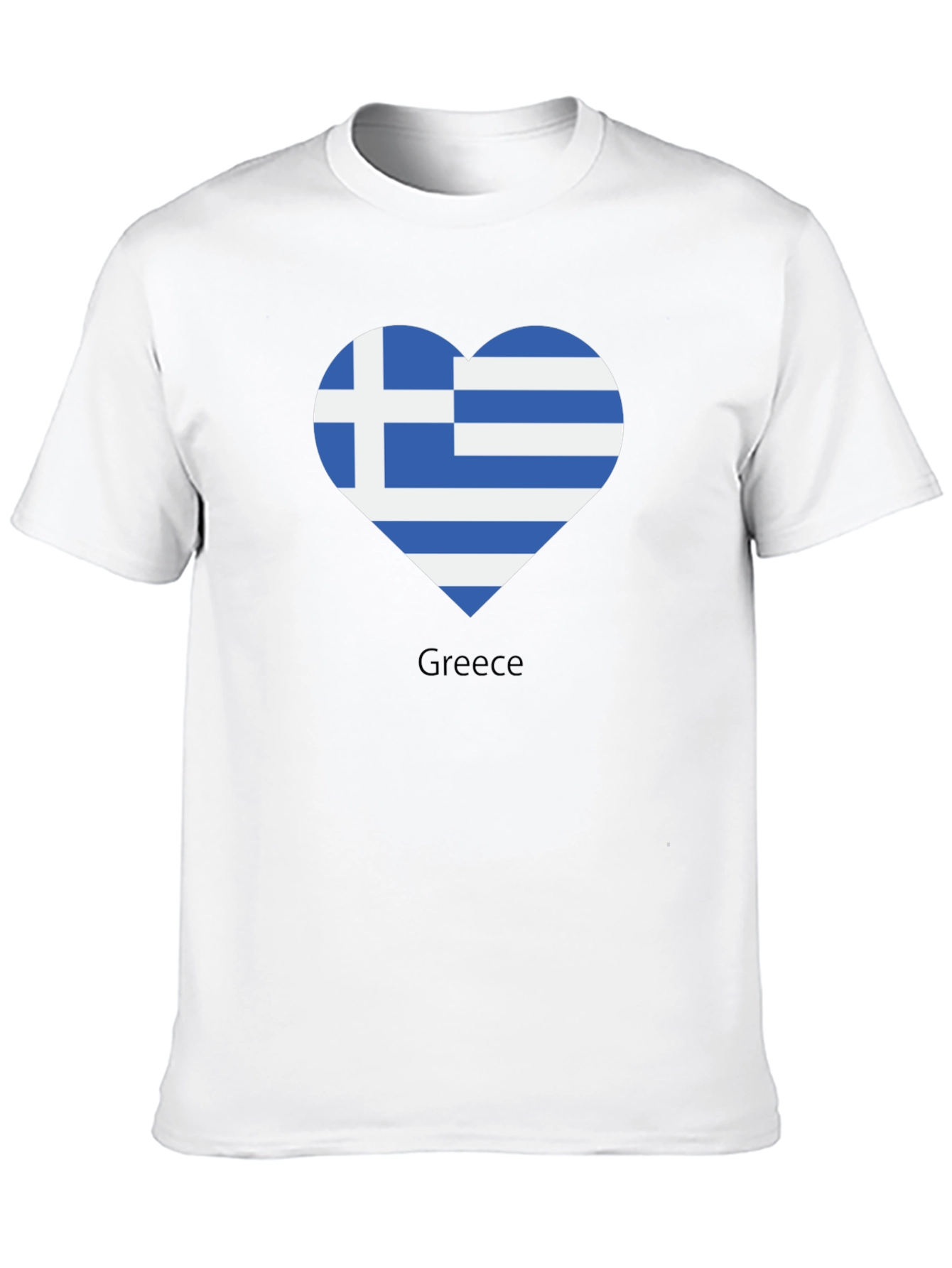 Greece Flag Heart T-Shirt