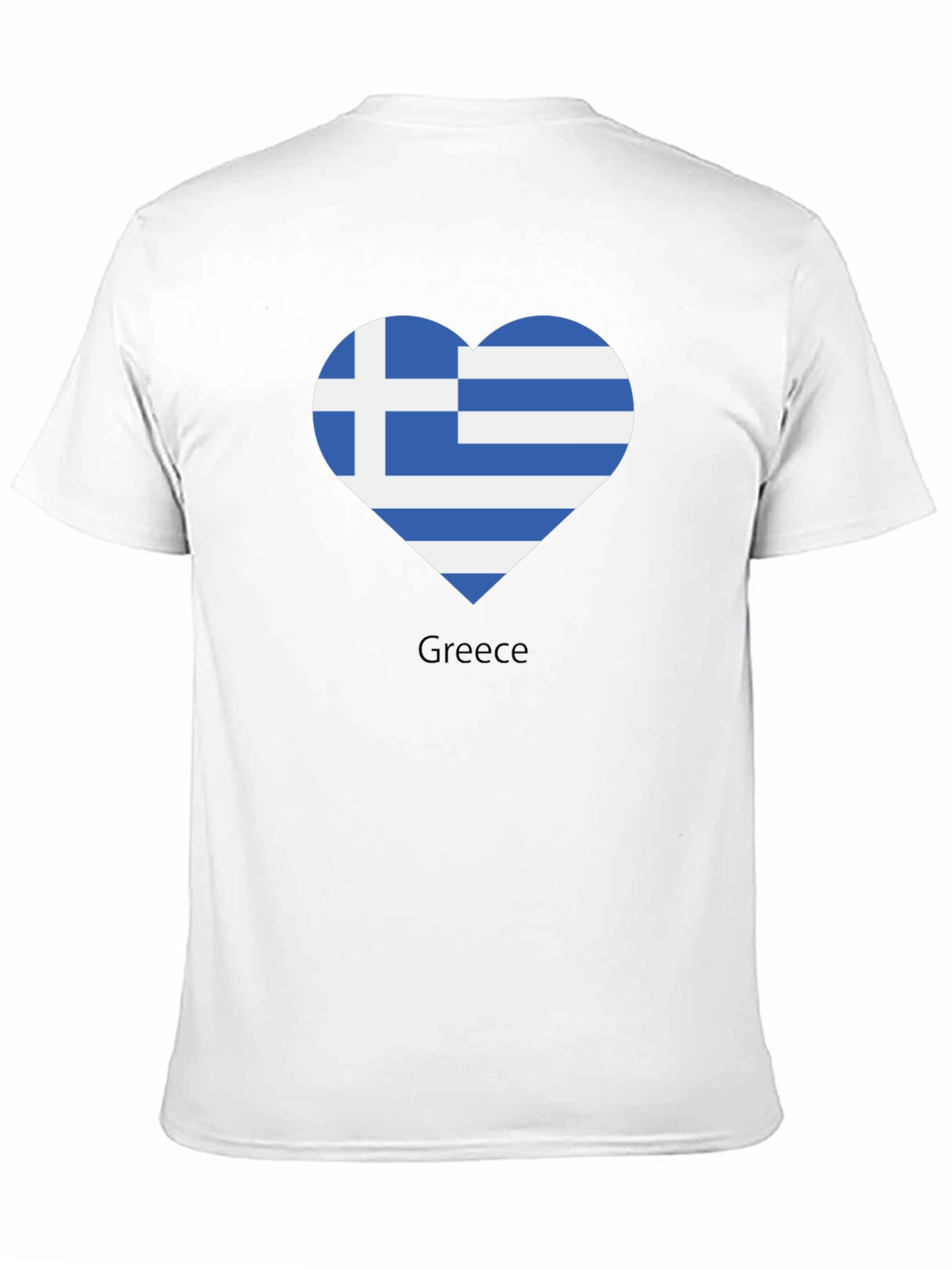 Greece Flag Heart T-Shirt