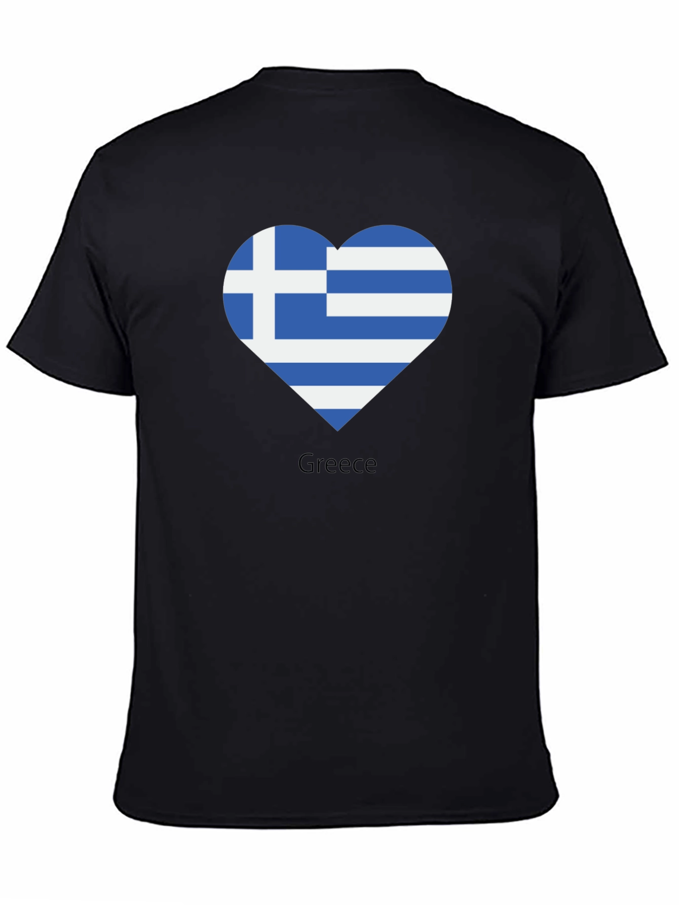 Greece Flag Heart T-Shirt