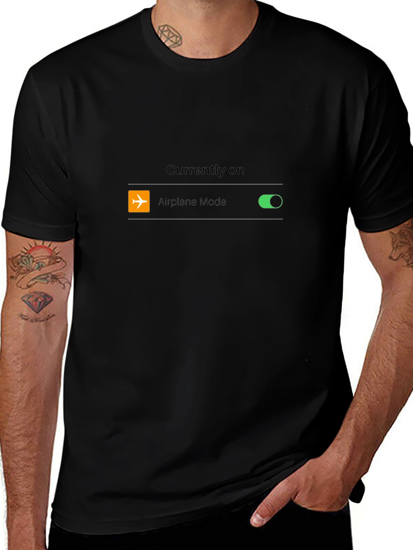 Airplane Mode On Graphic T-Shirt - Soft Cotton Tee