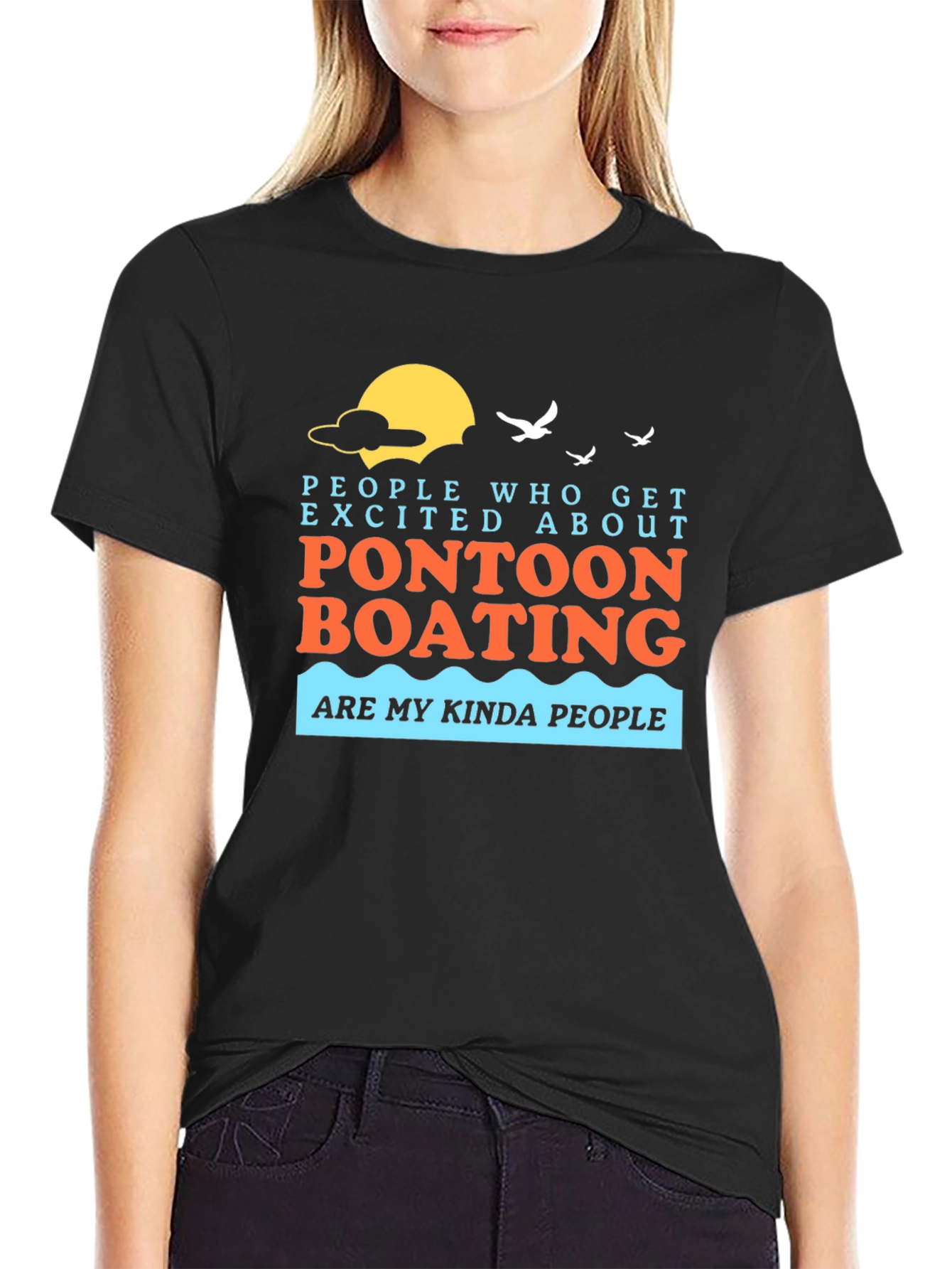 Pontoon Boating Graphic T-Shirt - Vacation Ready!