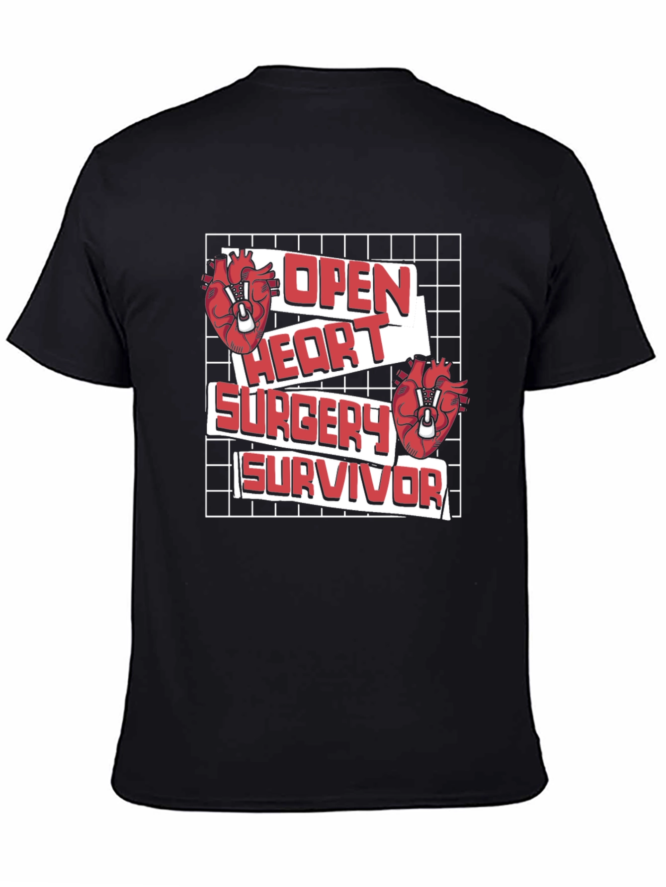 Open Heart Surgery Survivor Graphic Tee