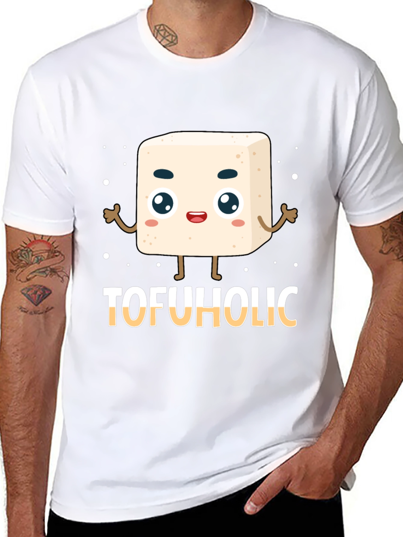 Tofuholic Graphic Tee - Vegan Tofu Lover Shirt