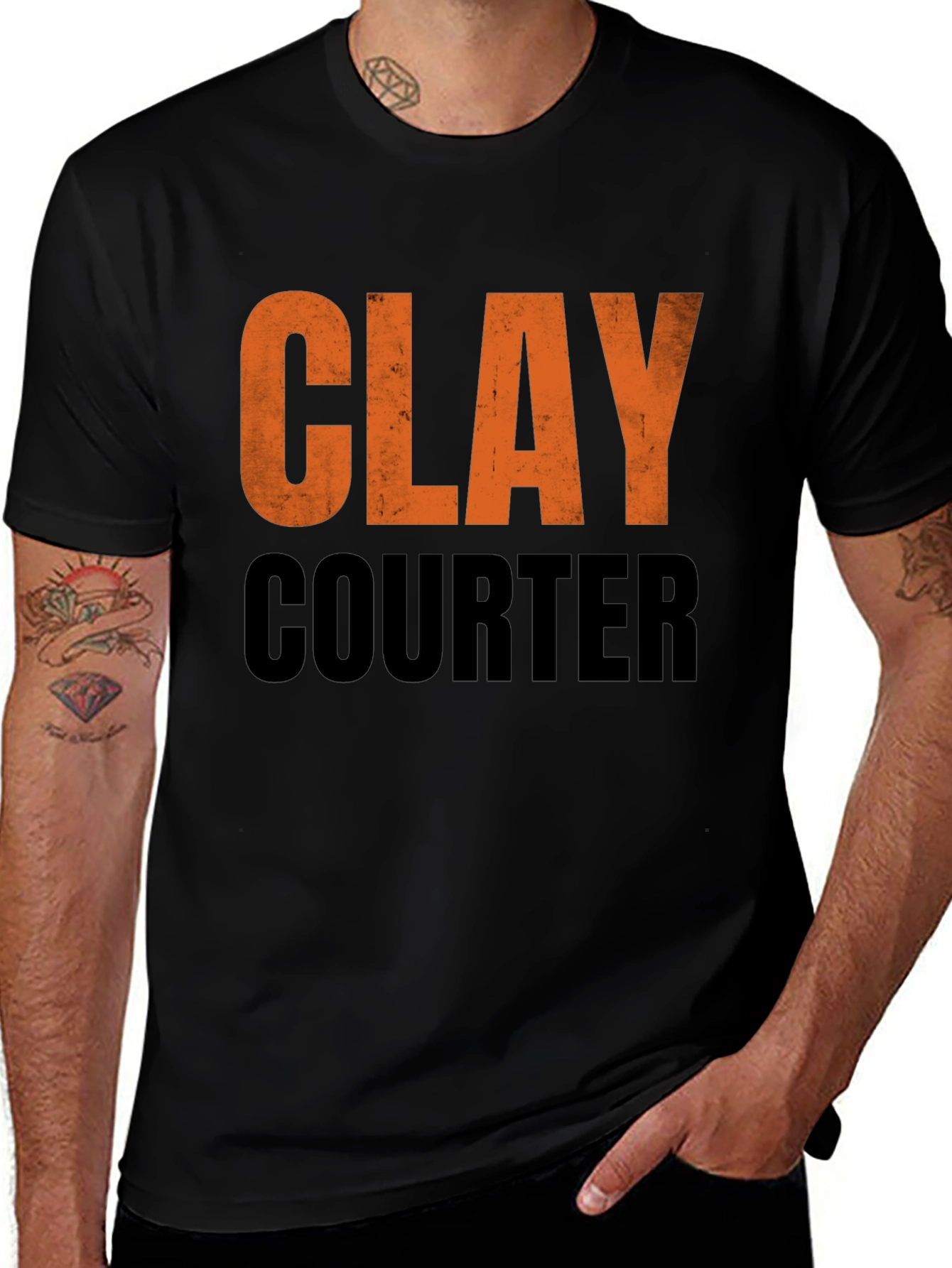 Clay Courter Graphic Tee - Black Short Sleeve