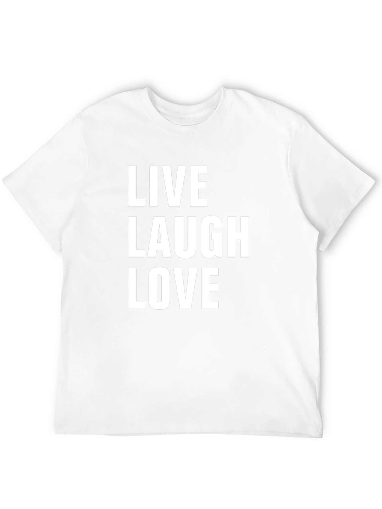 Live Laugh Love Graphic Tee - Black Unisex Shirt