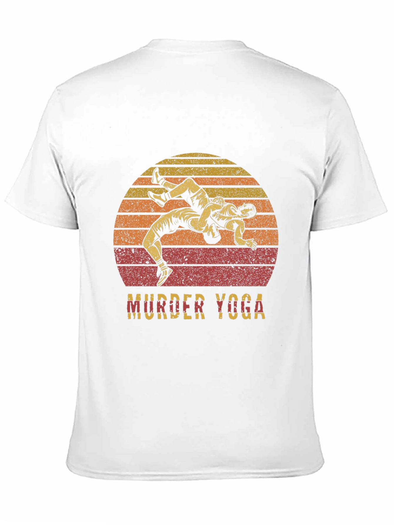 Murder Yoga Wrestling Graphic T-Shirt