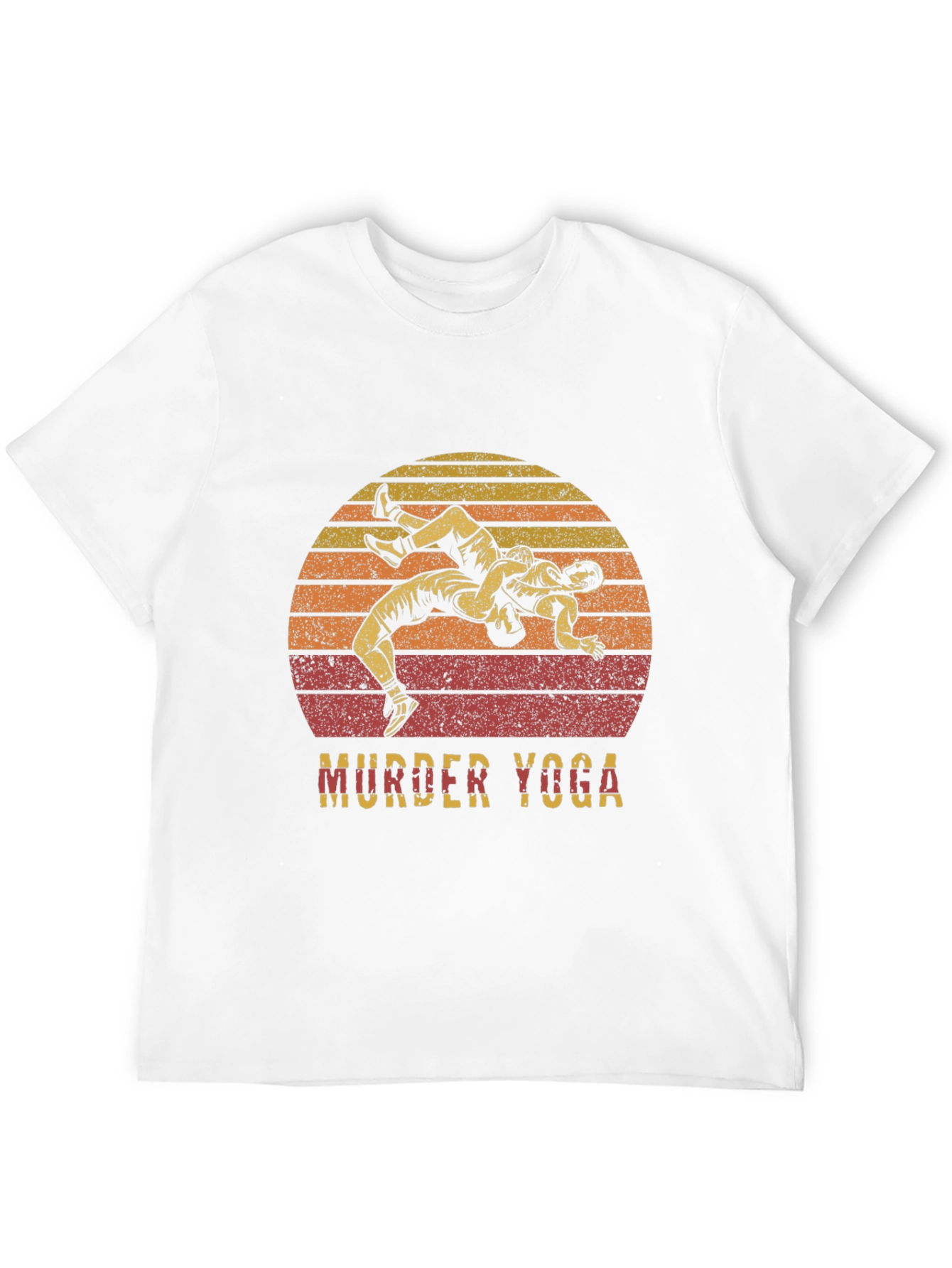 Murder Yoga Wrestling Graphic T-Shirt