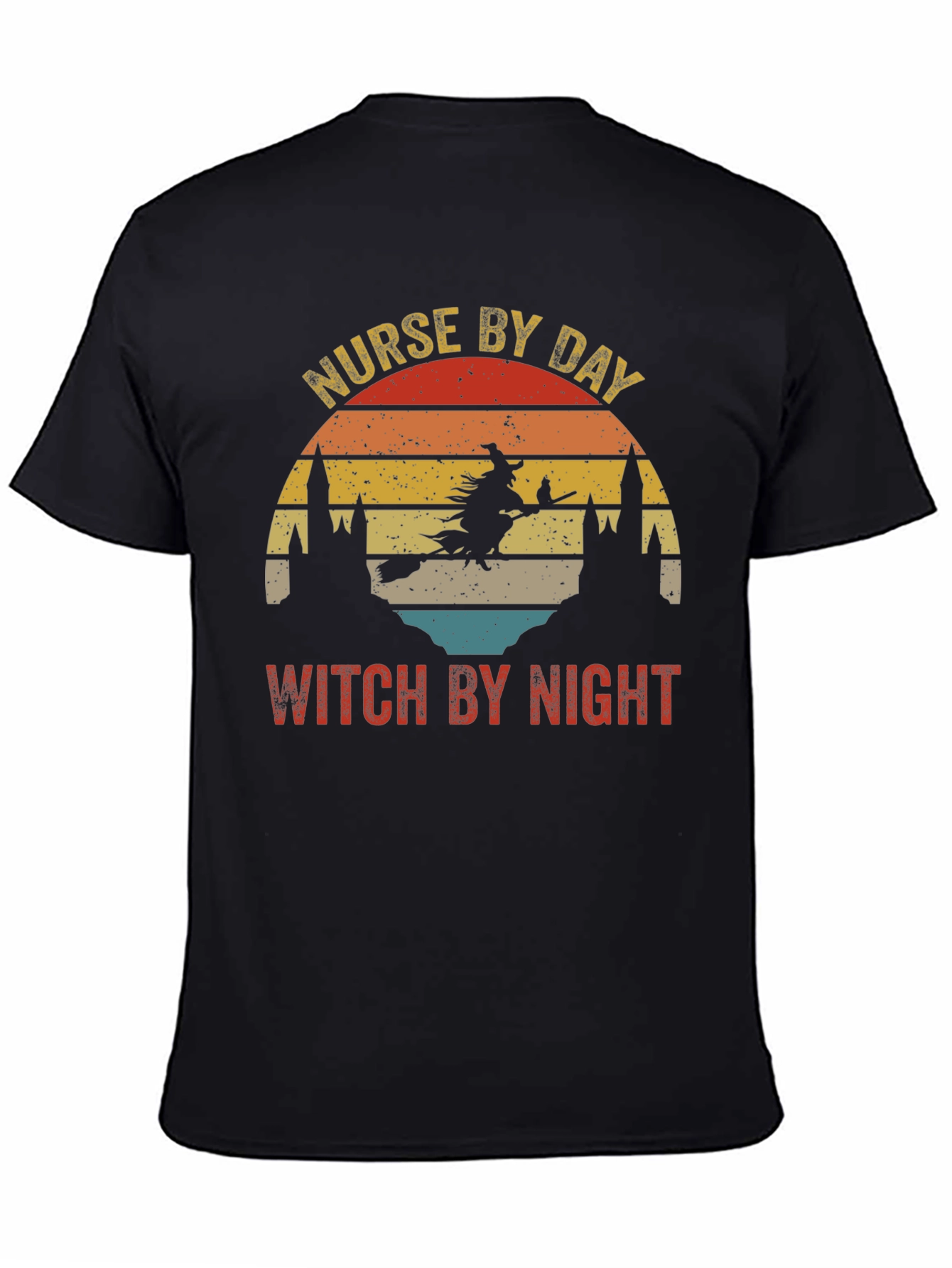 Nurse by Day Witch by Night Graphic Tee