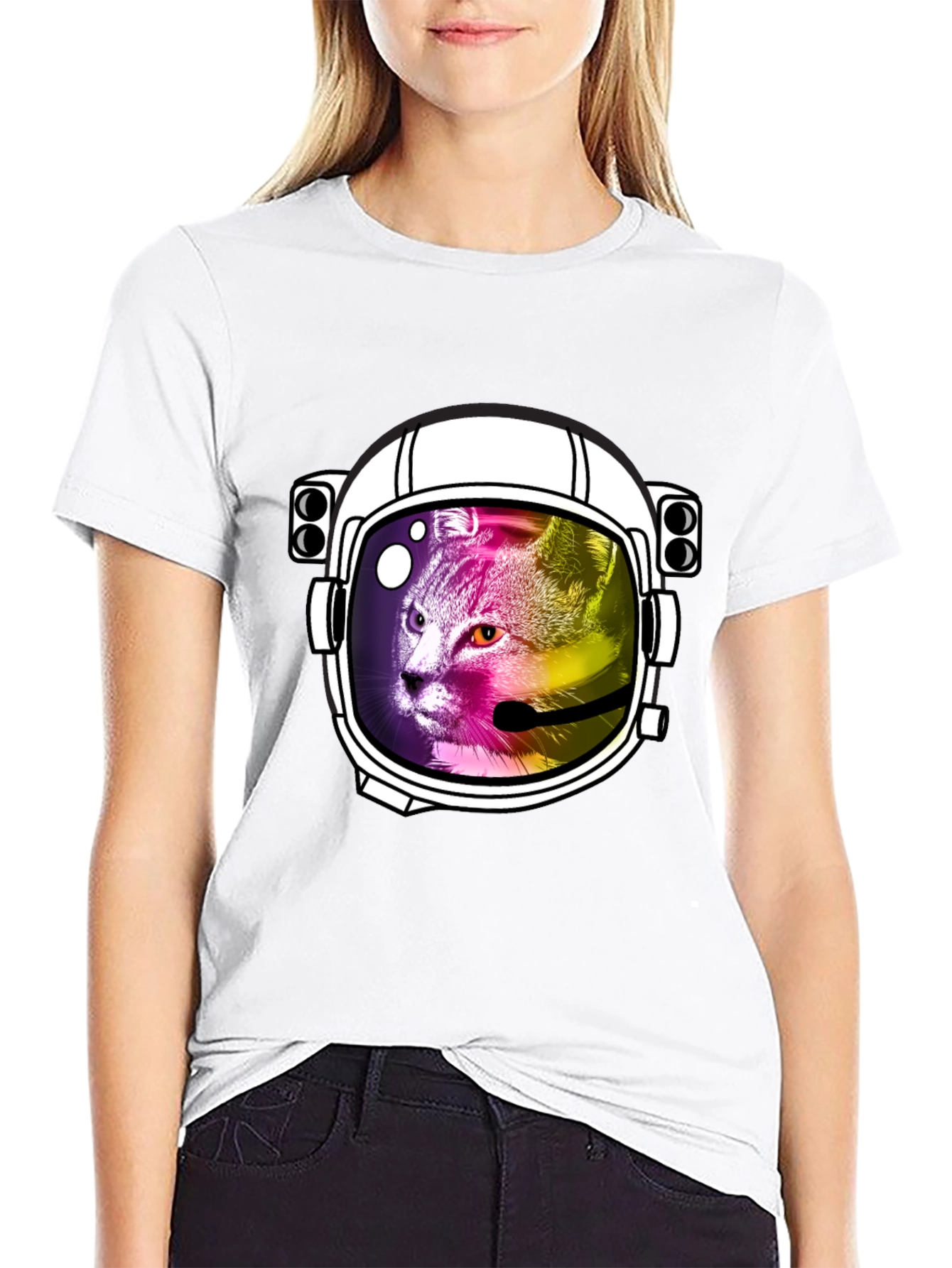 Cat Astronaut T-Shirt - Space Cat Tee