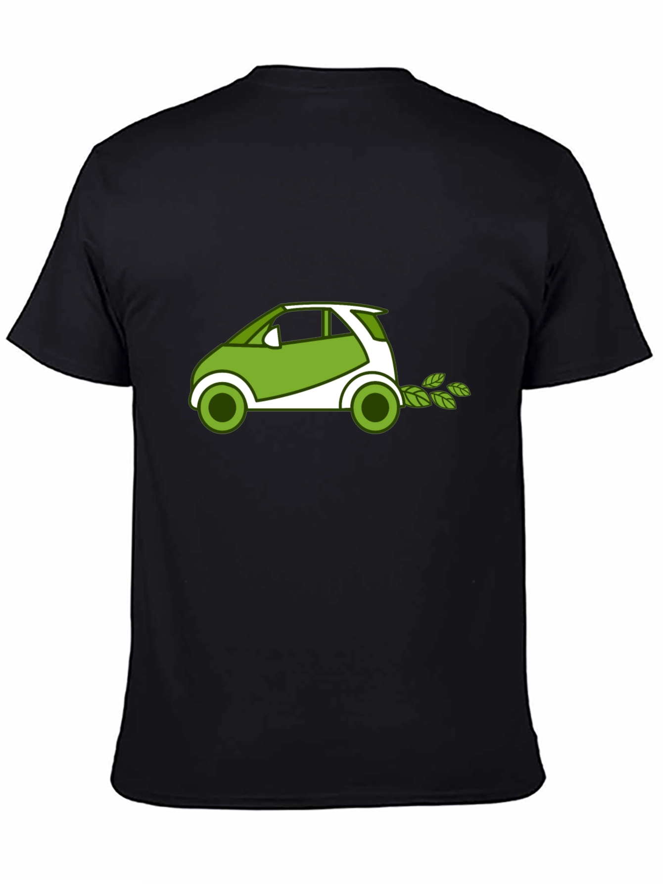 Eco-Friendly Car T-Shirt - Green Vehicle Design