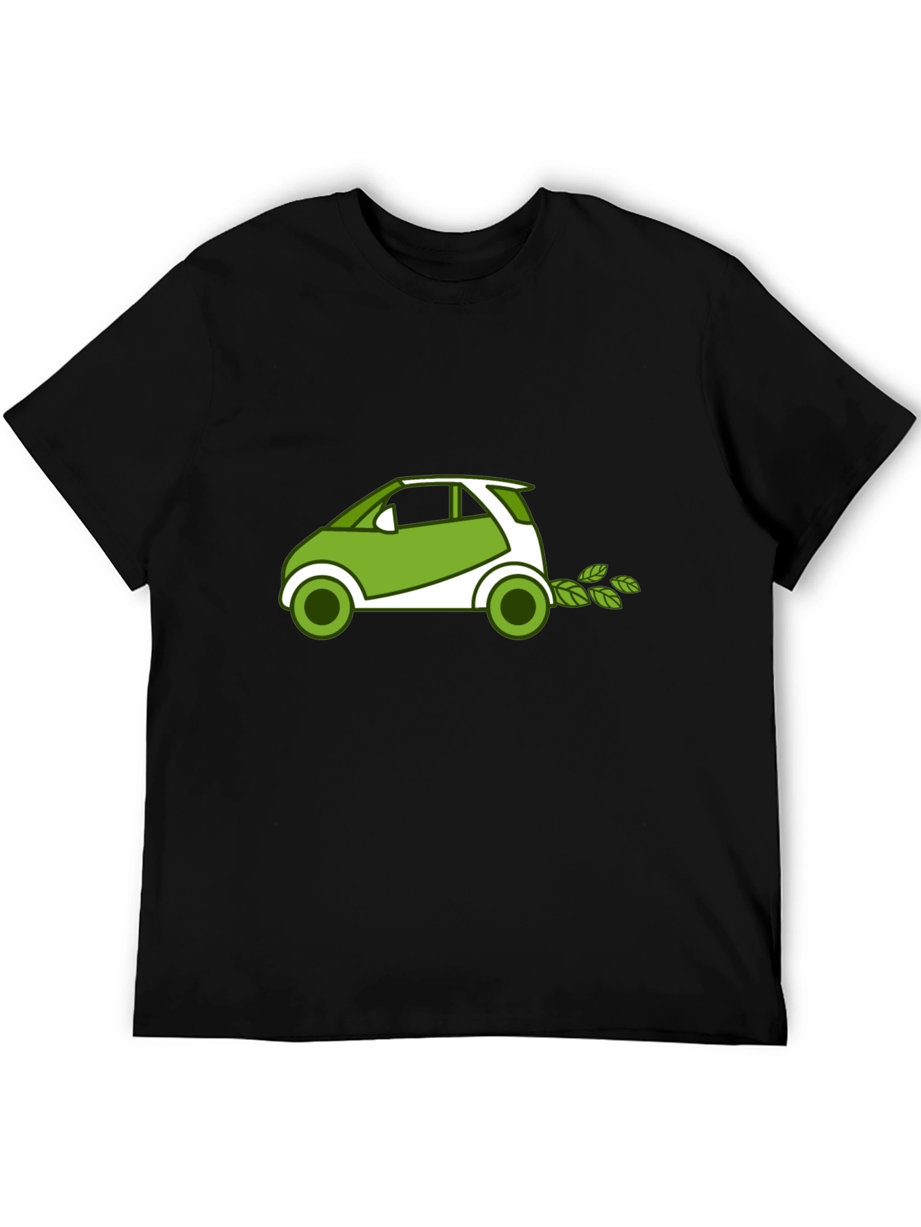 Eco-Friendly Car T-Shirt - Green Vehicle Design