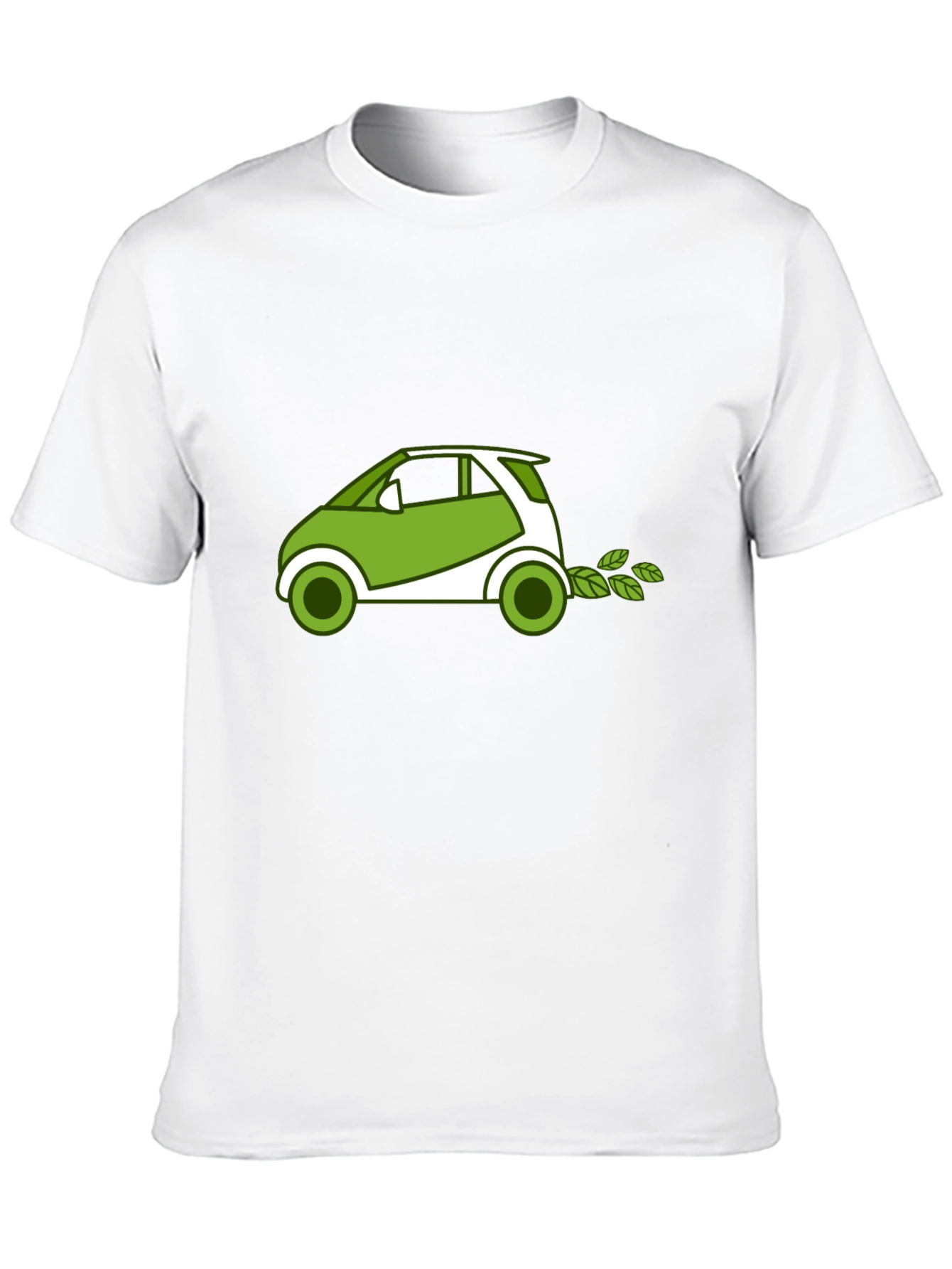 Eco-Friendly Car T-Shirt - Green Vehicle Design