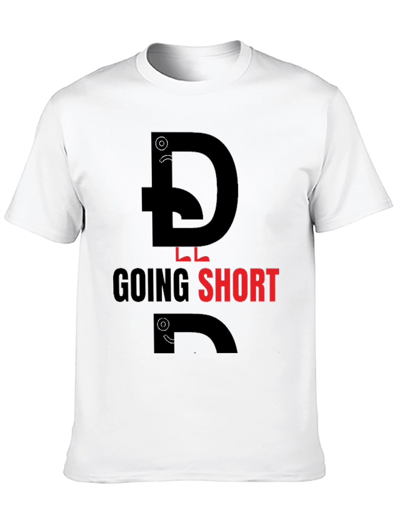 Going Short Black Graphic Tee
