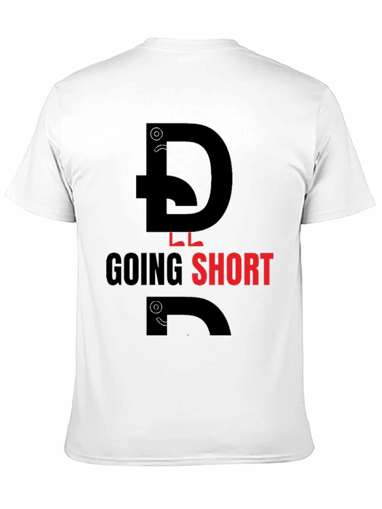 Going Short Black Graphic Tee