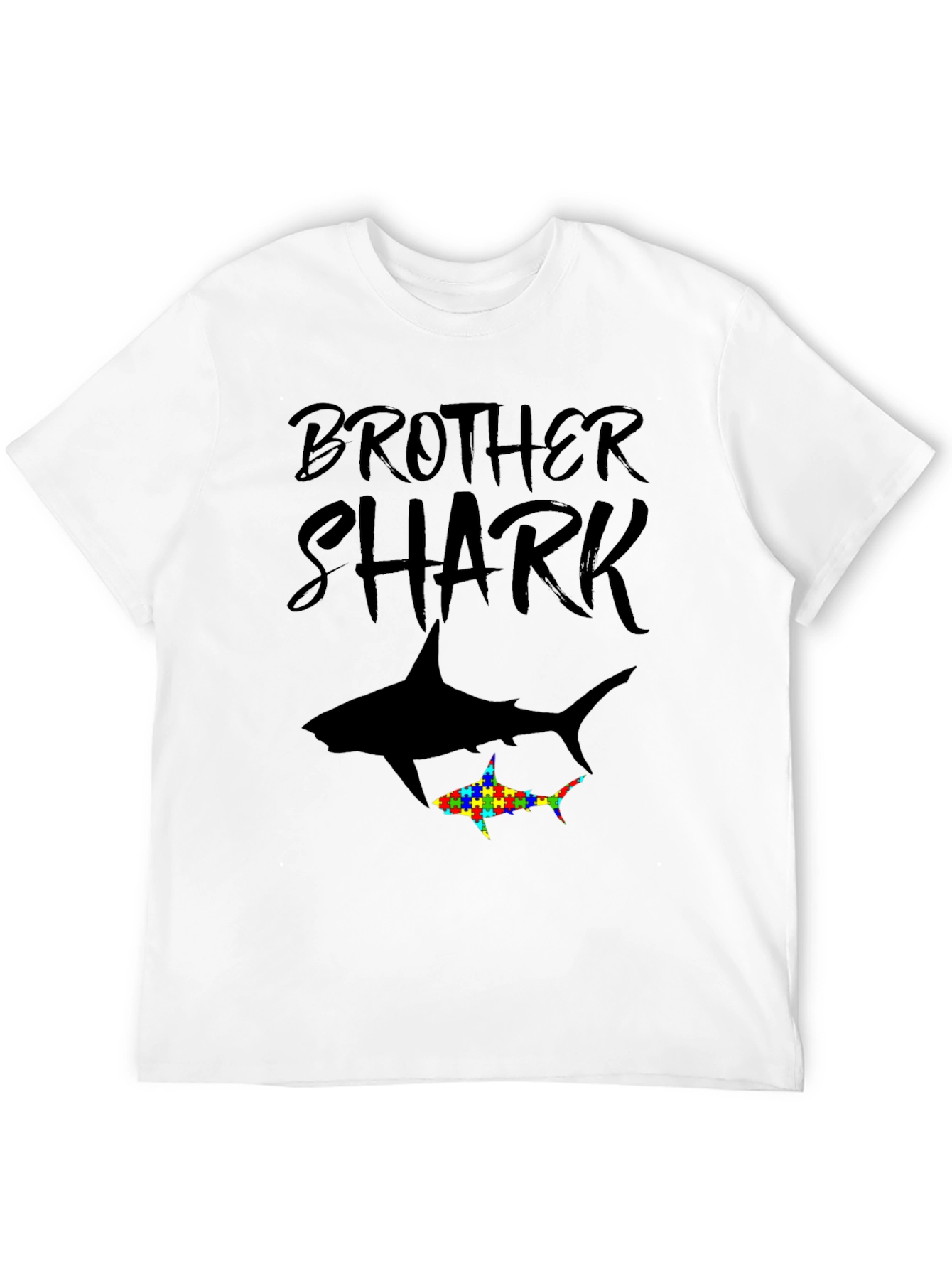 Brother Shark Autism Awareness Graphic Tee