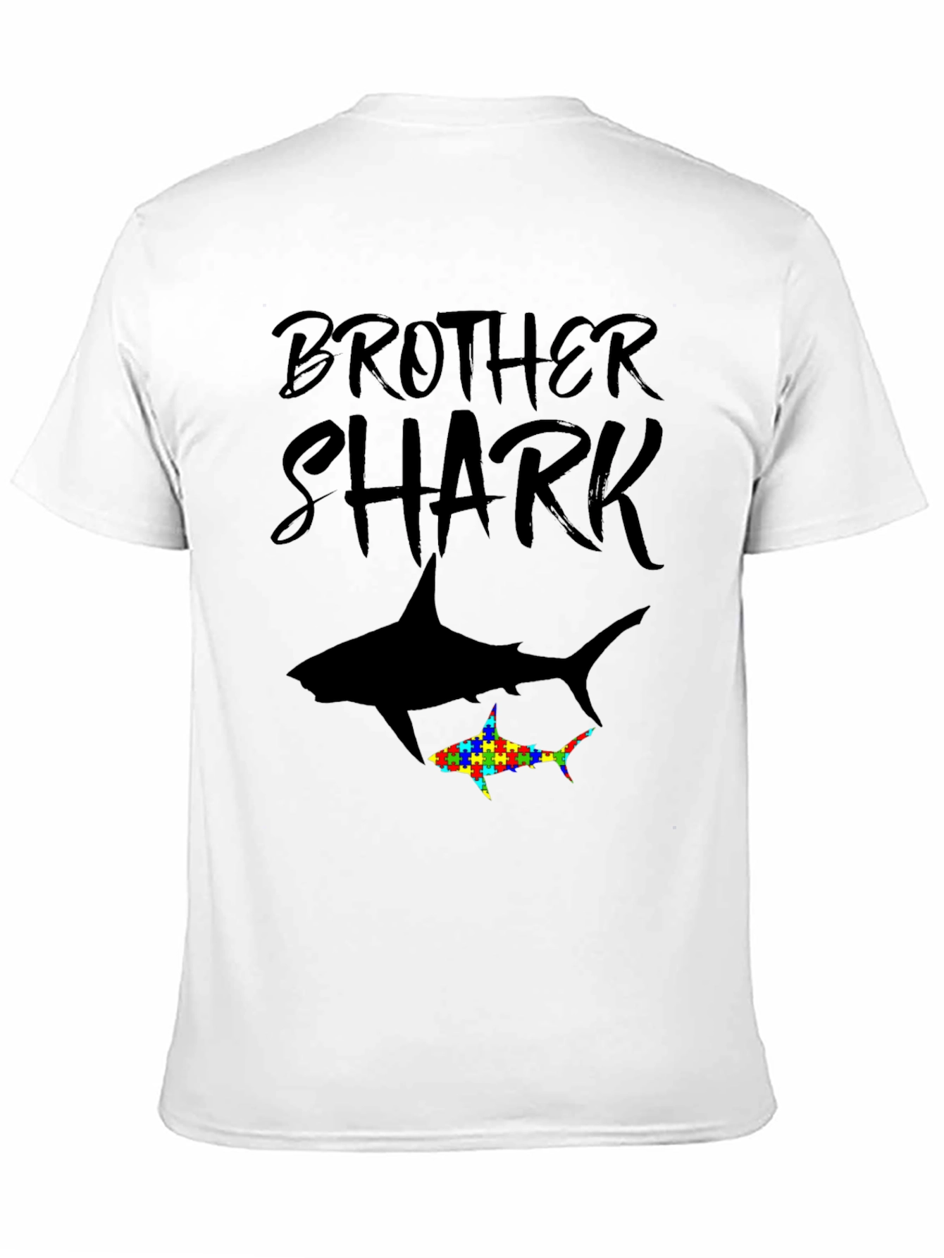 Brother Shark Autism Awareness Graphic Tee