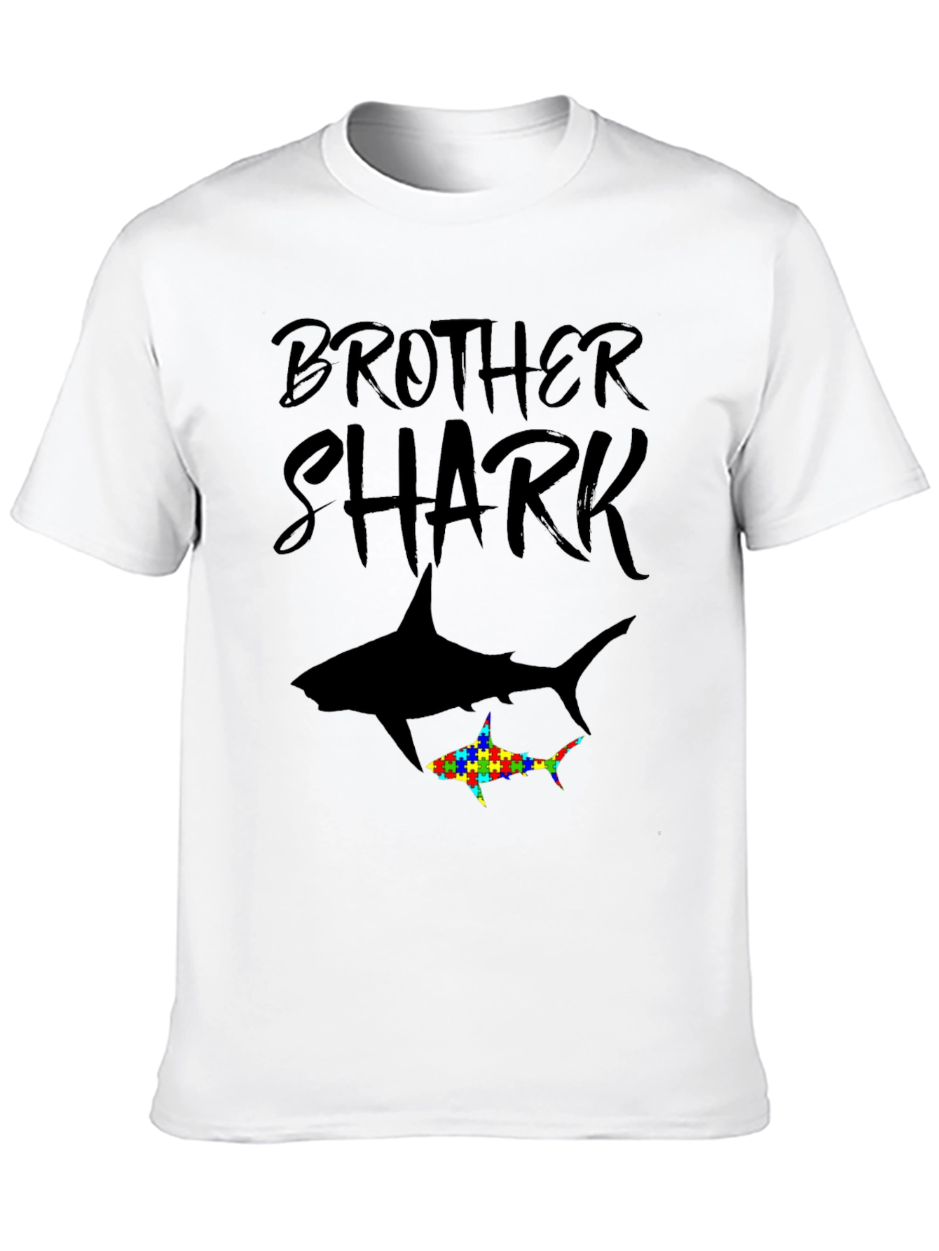 Brother Shark Autism Awareness Graphic Tee