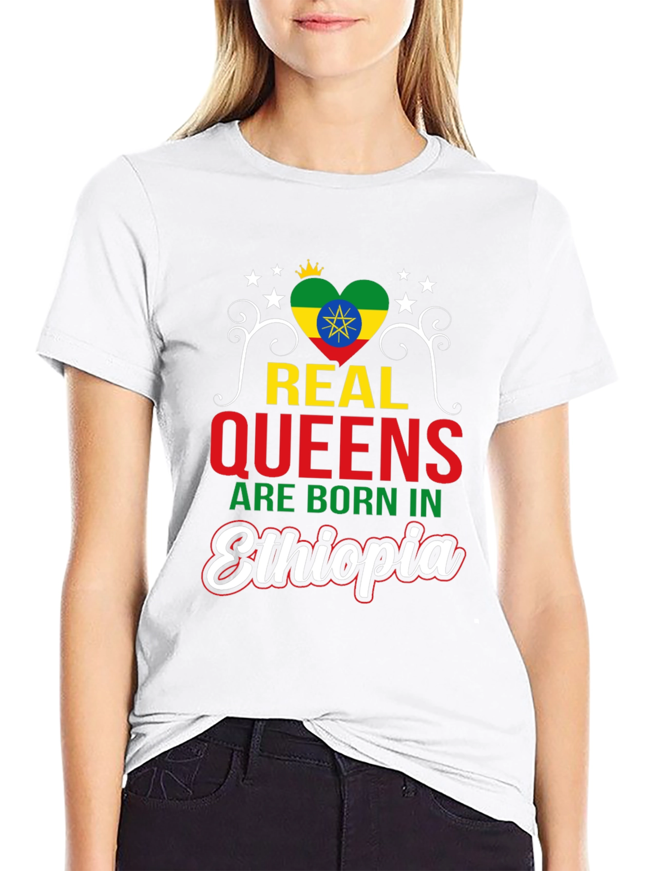 Ethiopia Queens T-Shirt - Born In Ethiopia