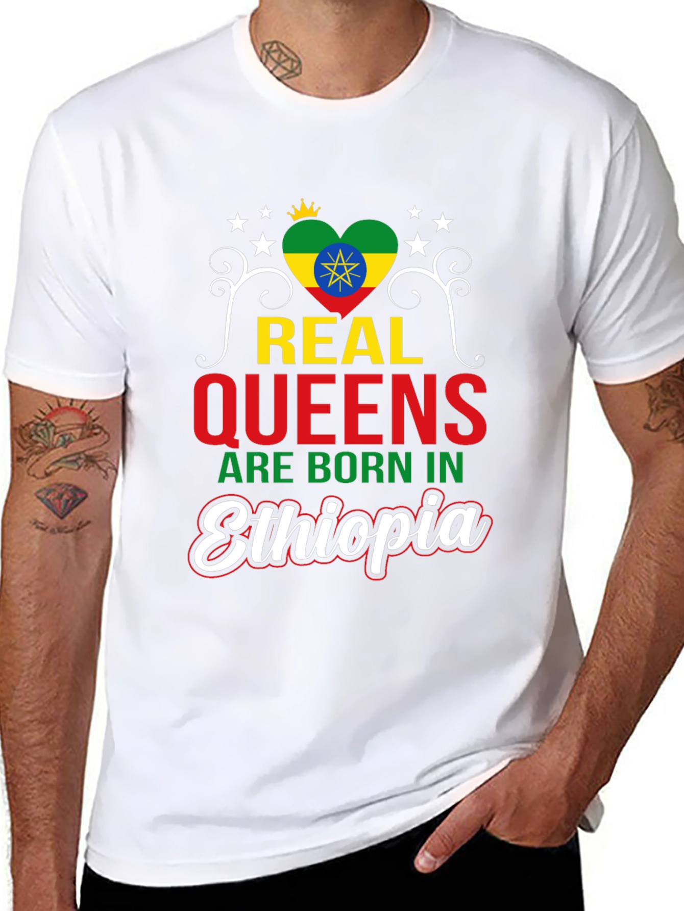 Ethiopia Queens T-Shirt - Born In Ethiopia