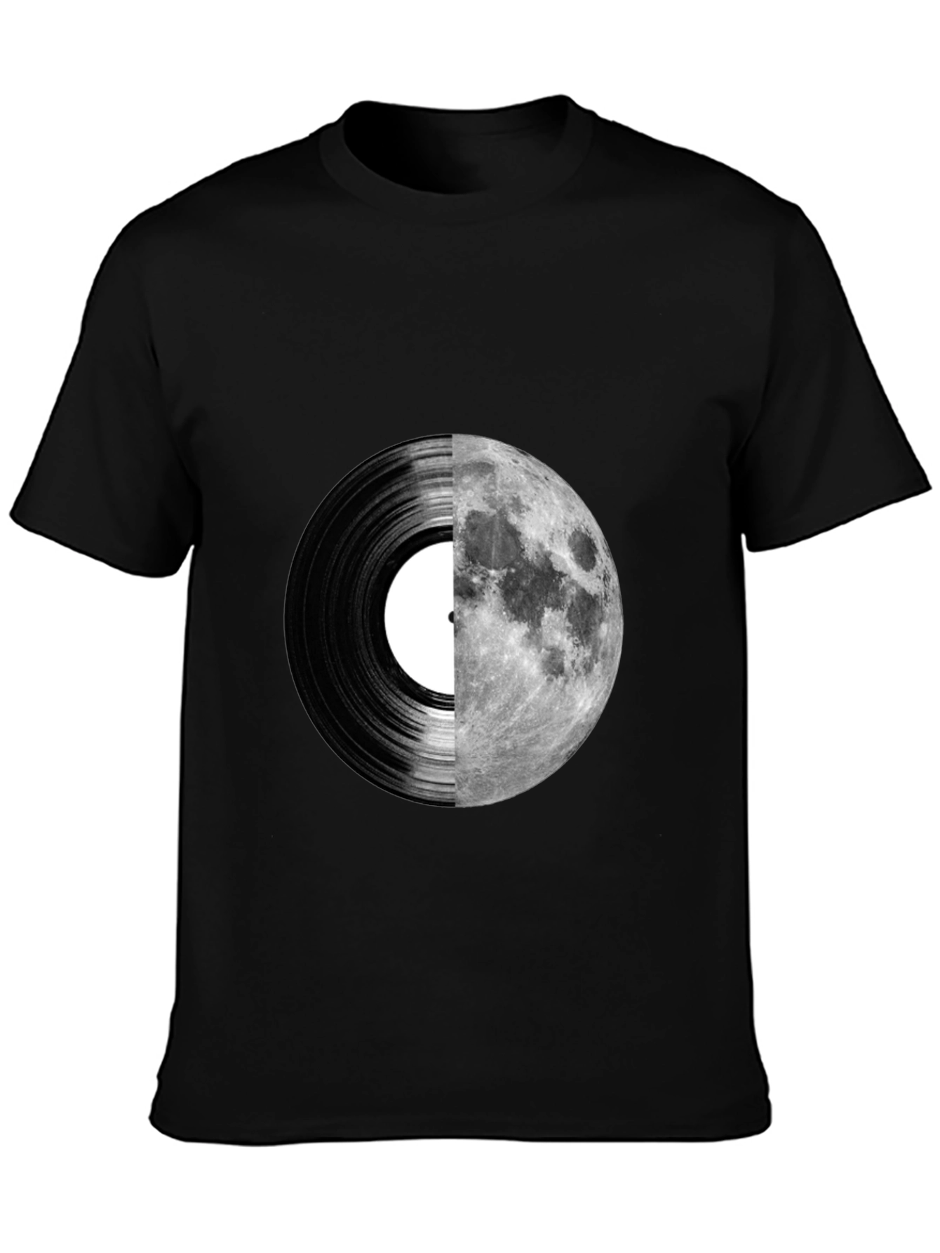 Moon Vinyl Record Graphic Tee