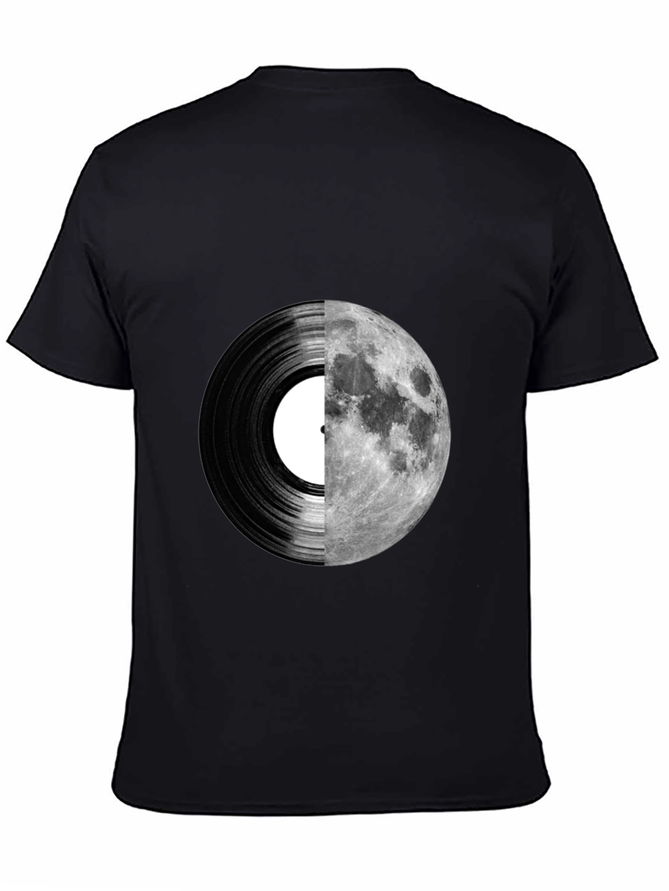 Moon Vinyl Record Graphic Tee