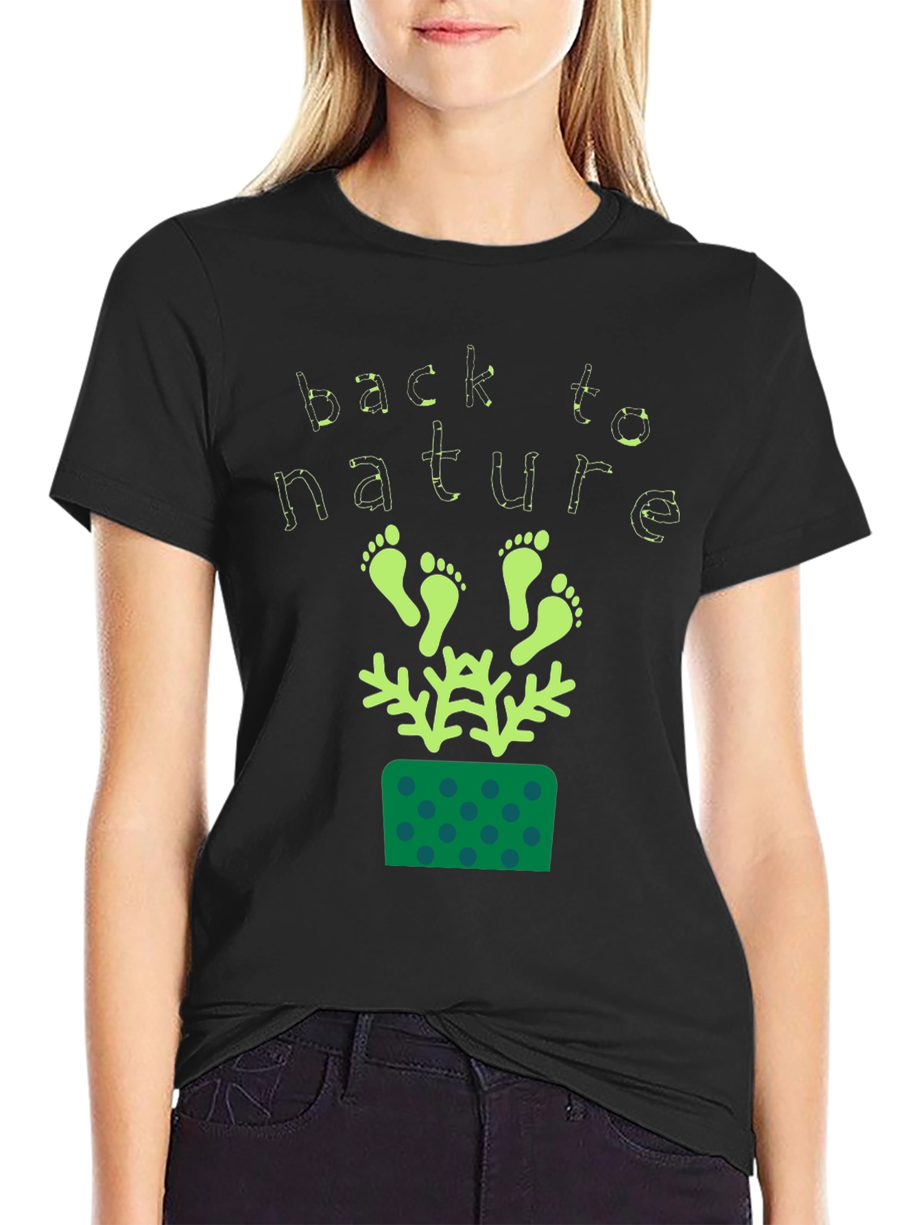Back to Nature Graphic Print T-Shirt