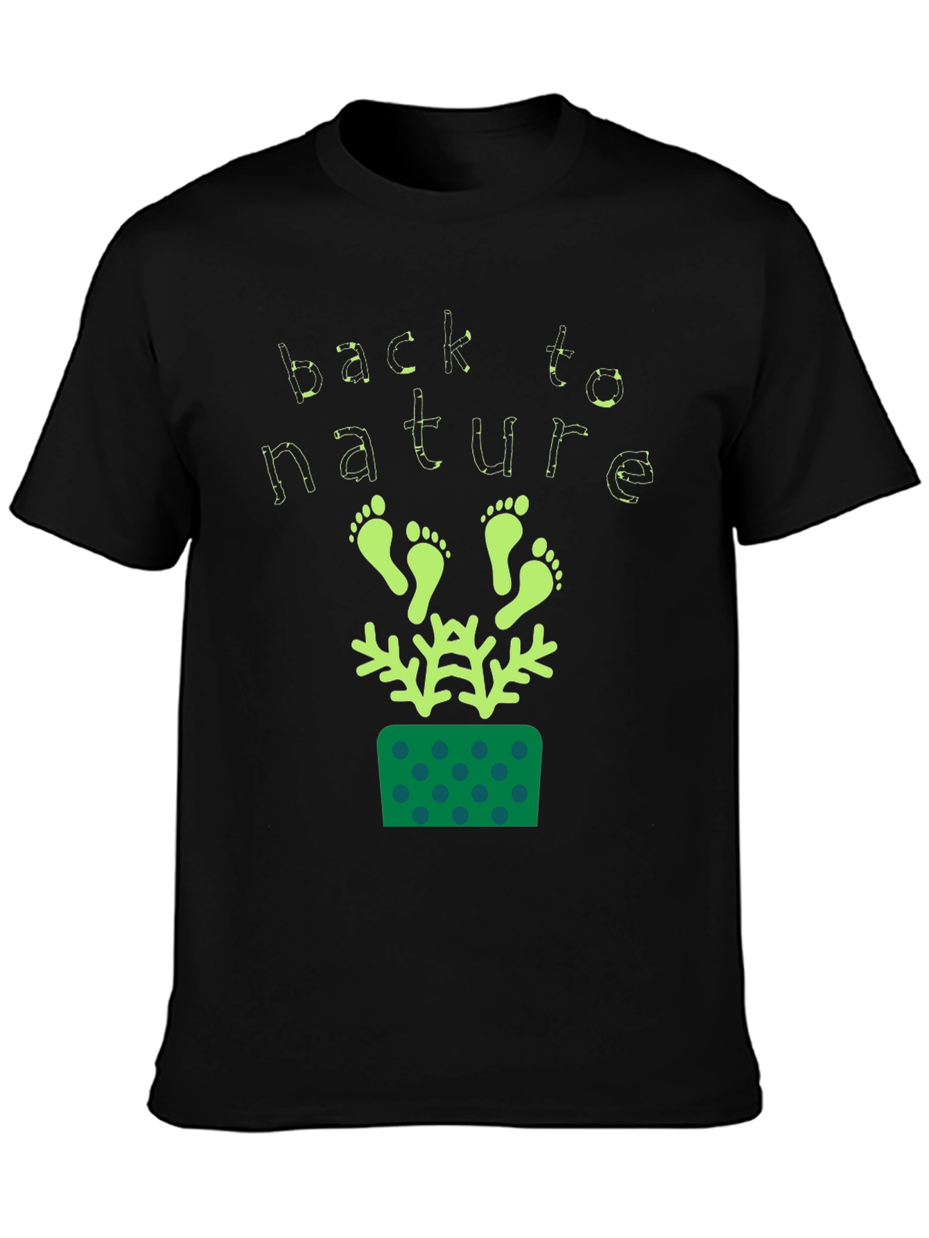 Back to Nature Graphic Print T-Shirt