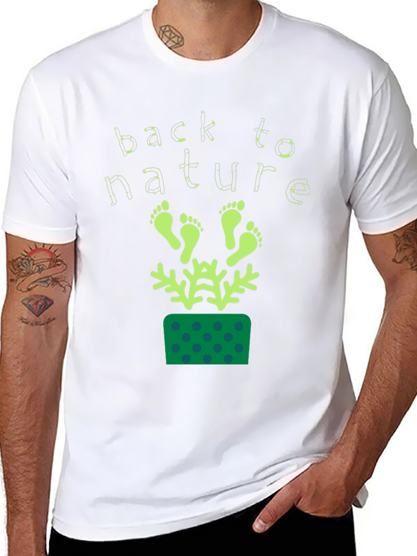 Back to Nature Graphic Print T-Shirt