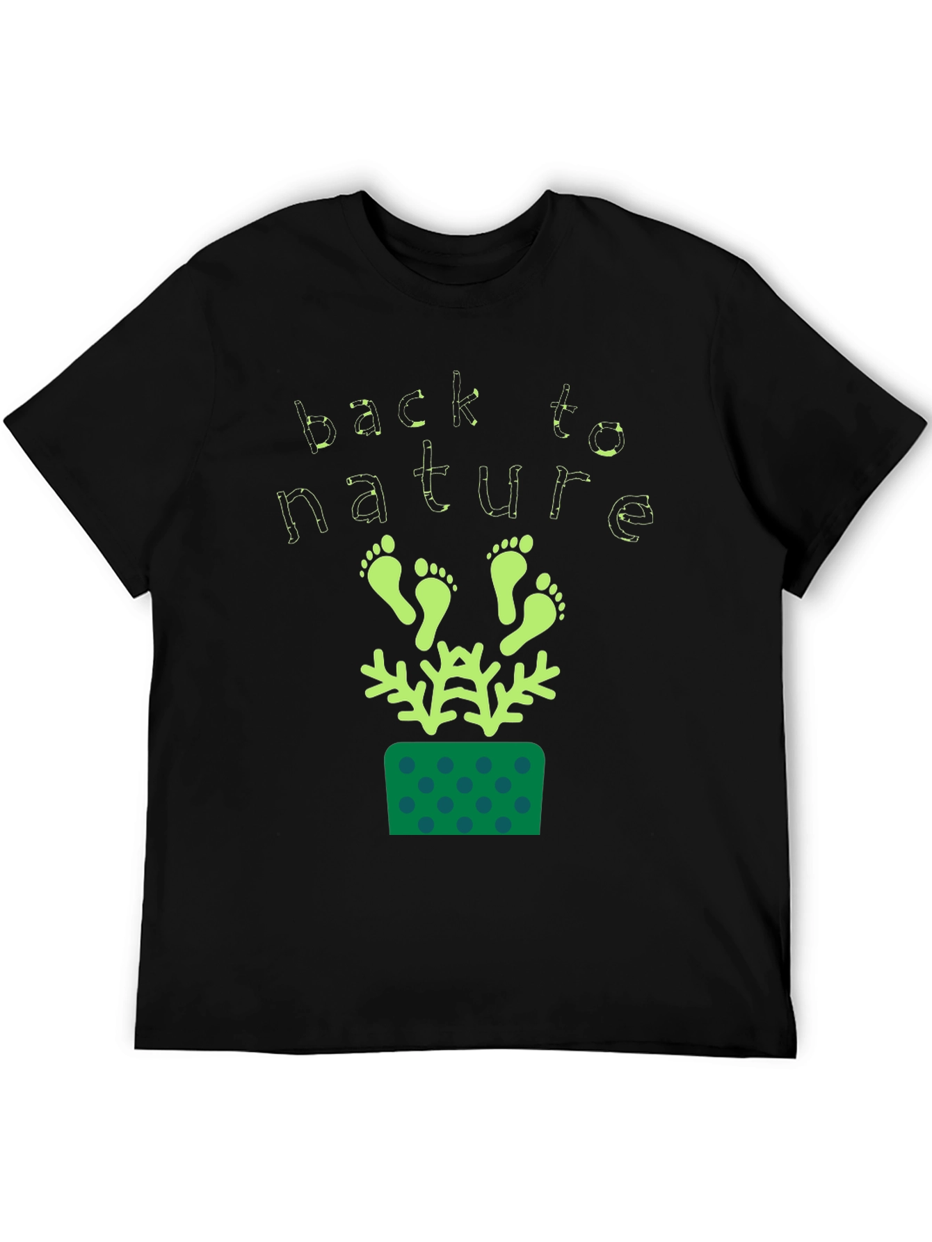 Back to Nature Graphic Print T-Shirt
