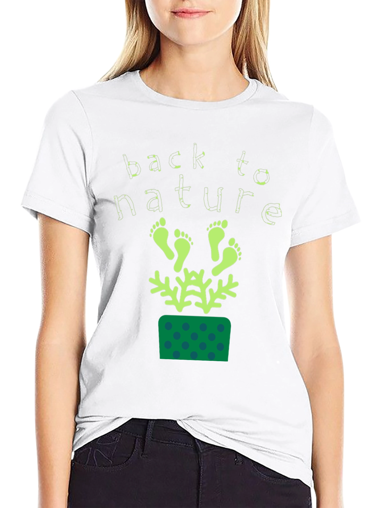 Back to Nature Graphic Print T-Shirt