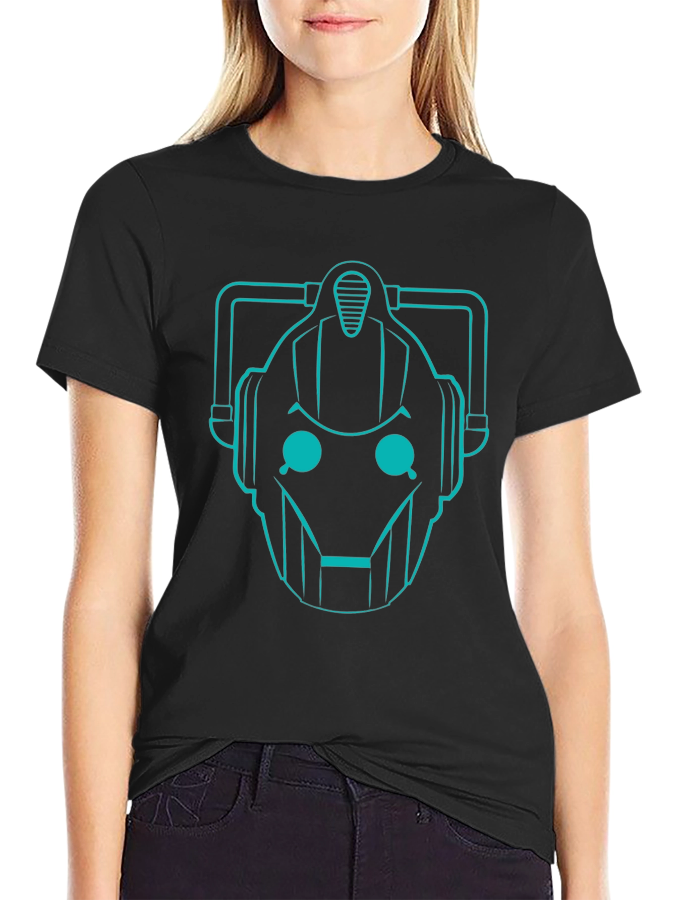 Cyberman Graphic T-Shirt - Sci-Fi Geek Apparel