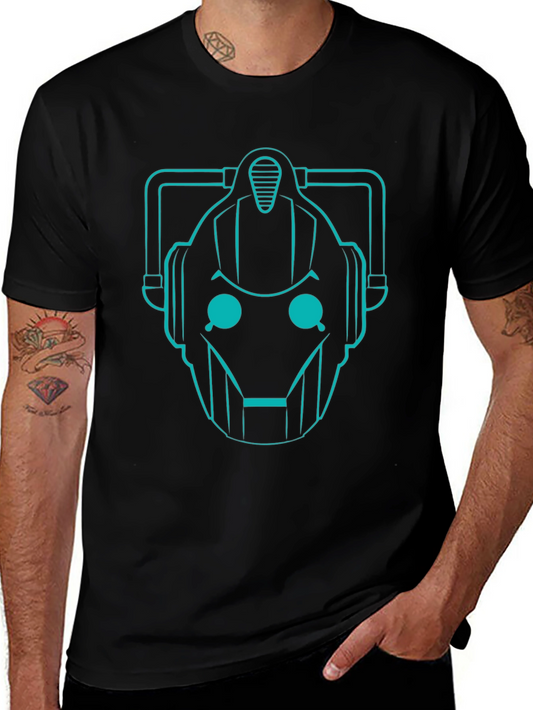 Cyberman Graphic T-Shirt - Sci-Fi Geek Apparel