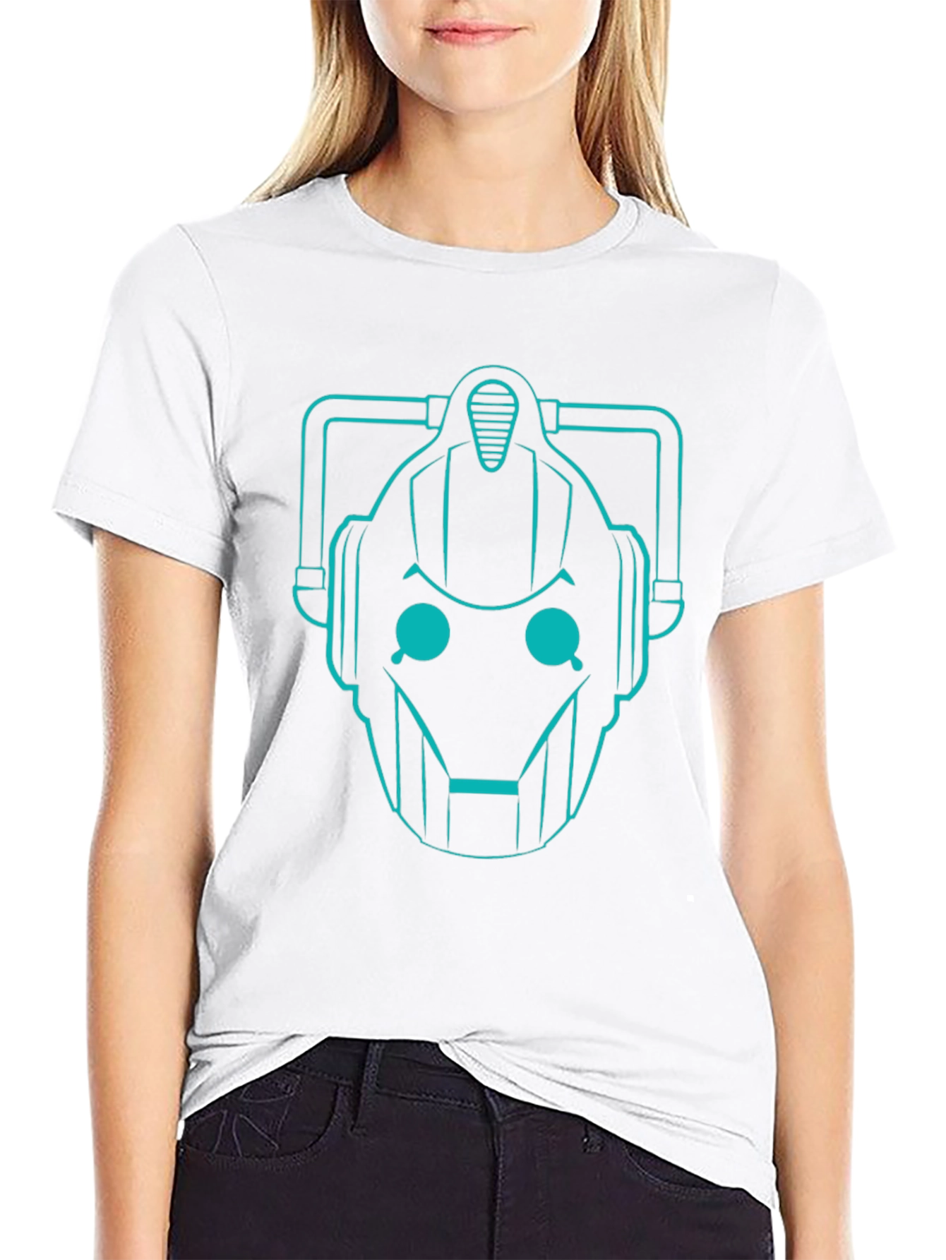 Cyberman Graphic T-Shirt - Sci-Fi Geek Apparel