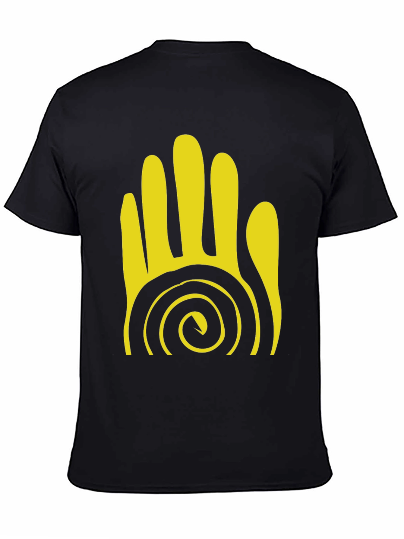 Tribal Hand Graphic Black T-Shirt