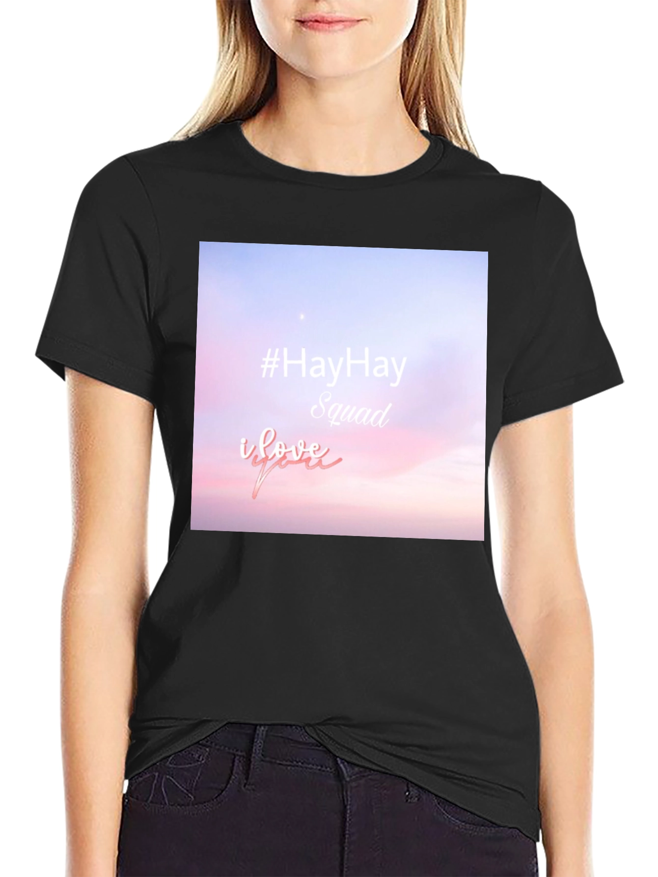 #HayHay Squad Graphic Tee - Trendy Comfort