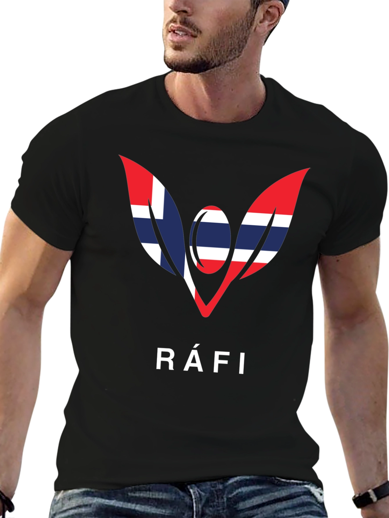Ráfi T-Shirt - Nordic Flag Inspired Design