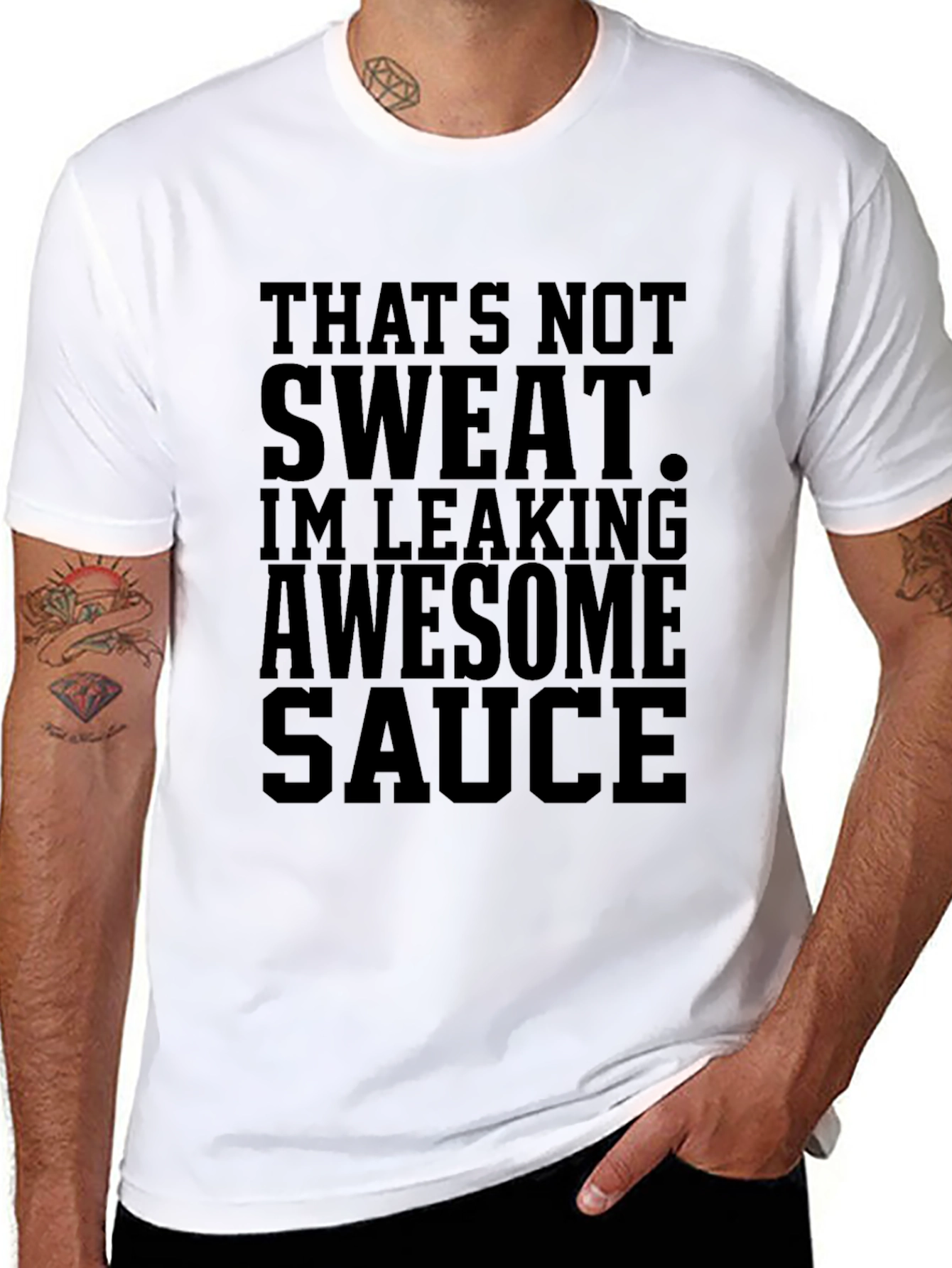 Awesome Sauce Tee: Funny Graphic T-Shirt for Men