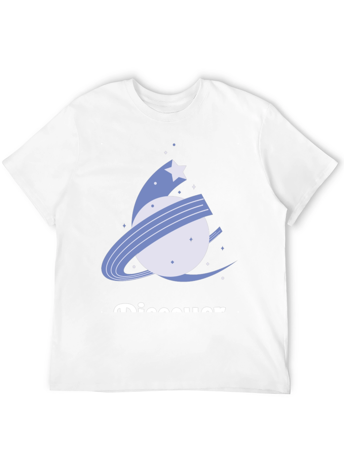 Discover Graphic Tee - Black Cotton Comfort