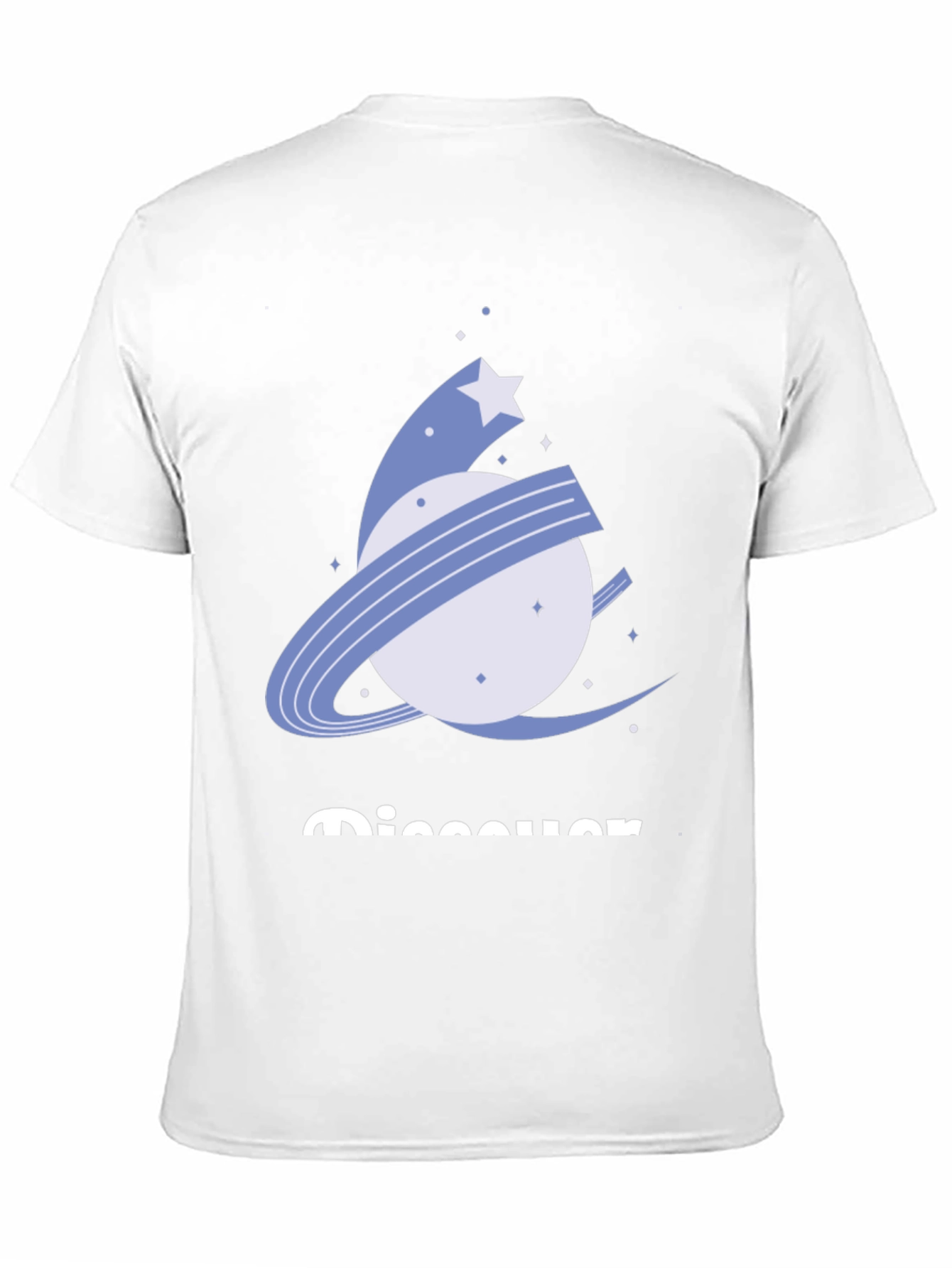 Discover Graphic Tee - Black Cotton Comfort
