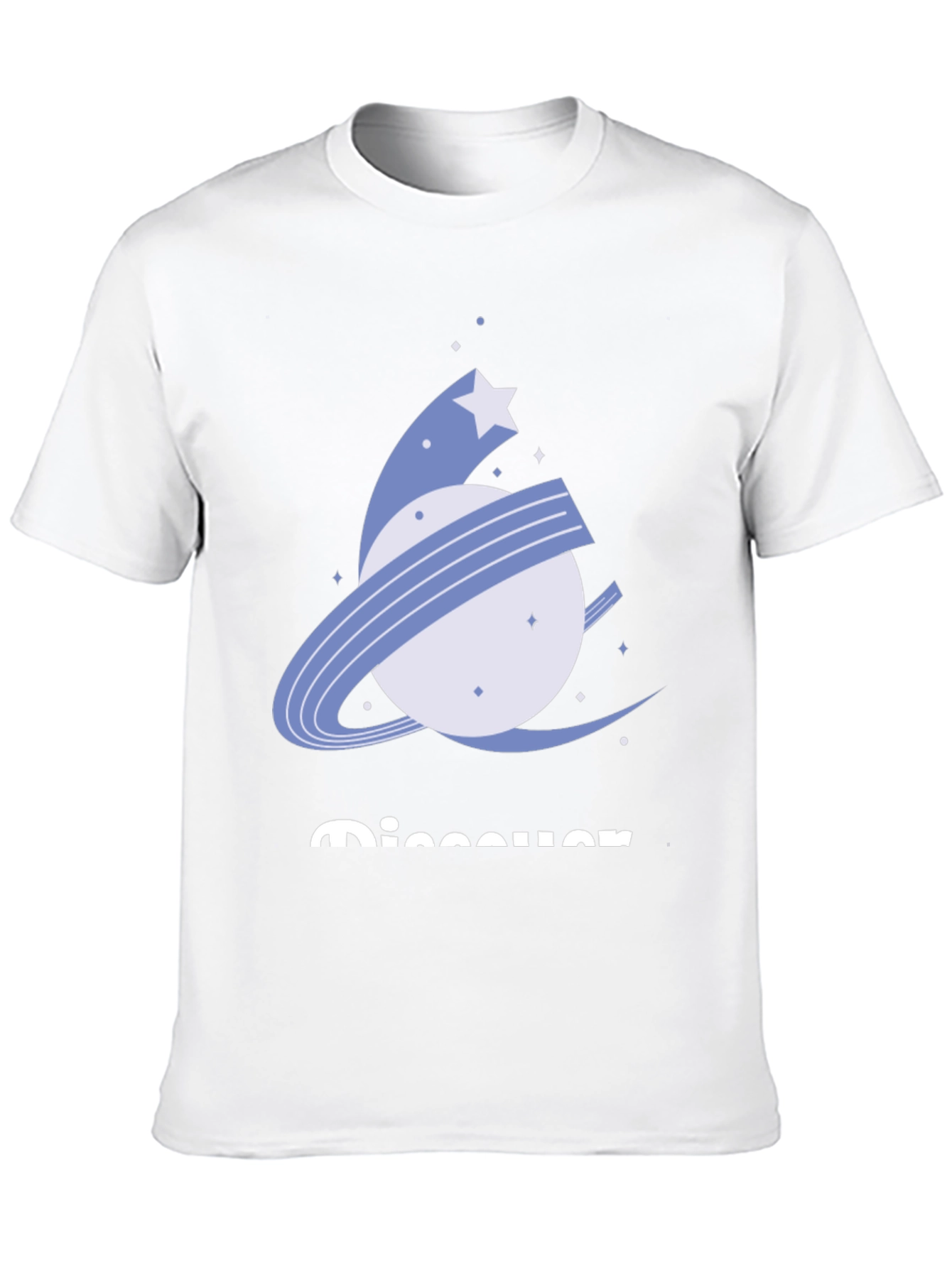 Discover Graphic Tee - Black Cotton Comfort