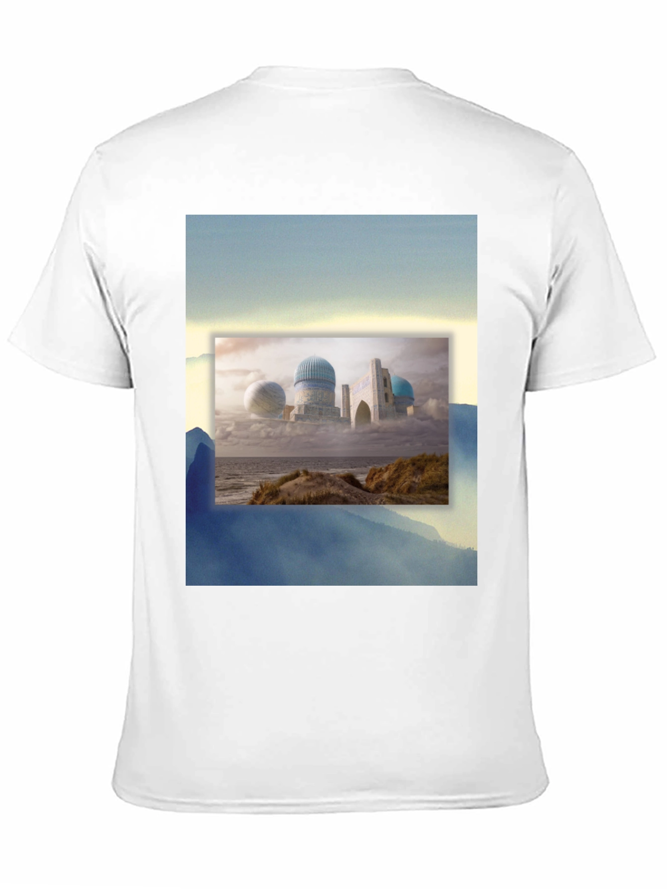 Dreamscape Tee: Unique Graphic Print Soft Cotton Blend
