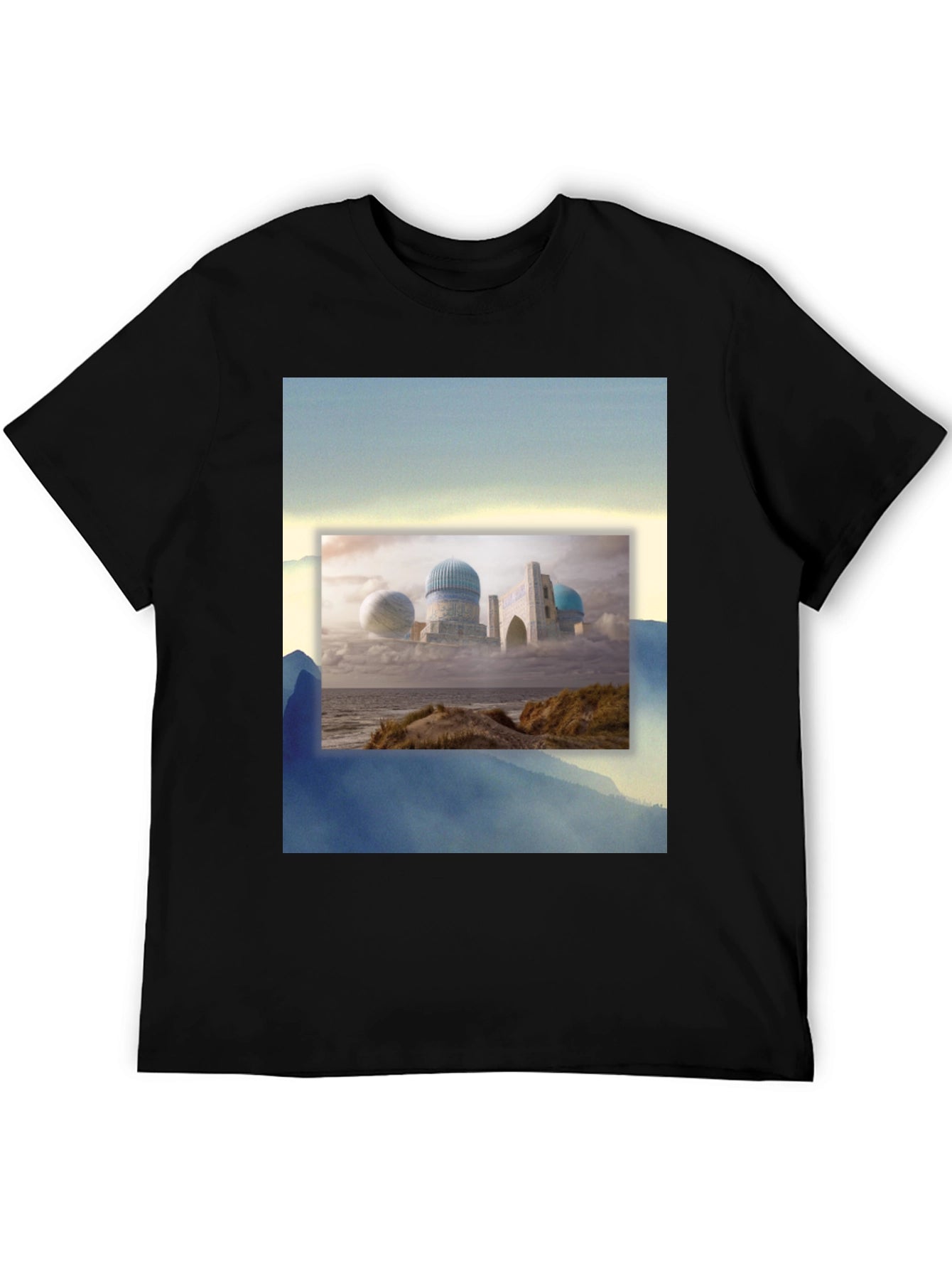 Dreamscape Tee: Unique Graphic Print Soft Cotton Blend