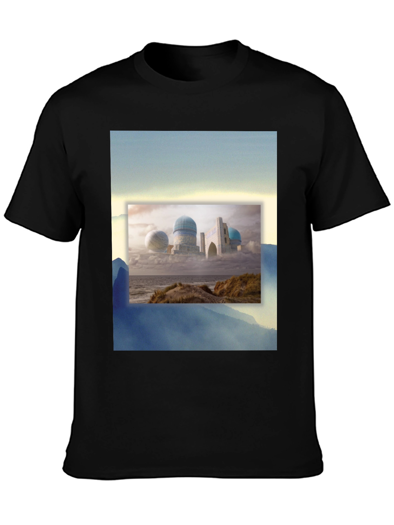 Dreamscape Tee: Unique Graphic Print Soft Cotton Blend