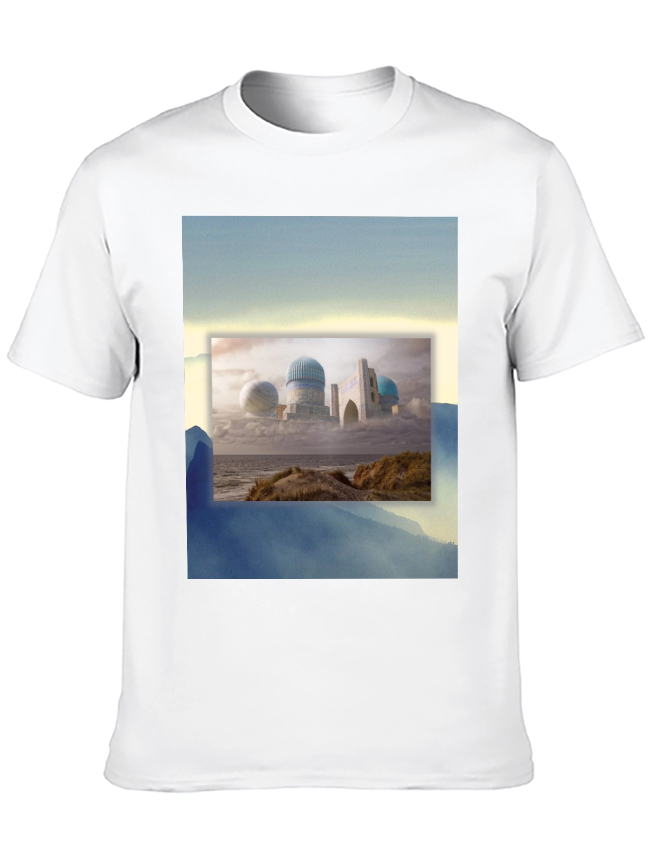 Dreamscape Tee: Unique Graphic Print Soft Cotton Blend